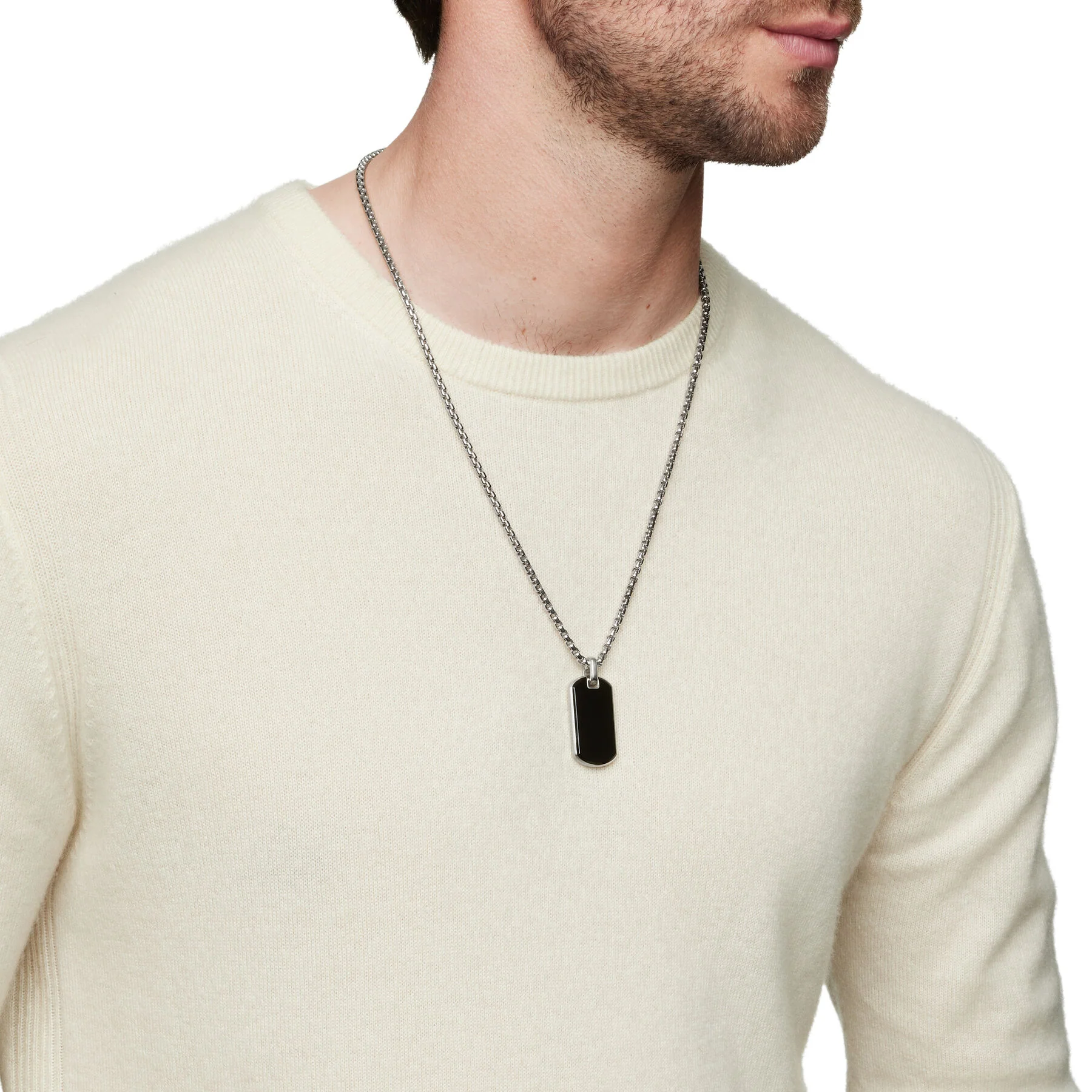 David Yurman The Chevron Collection Pendant in Sterling Silver - Image 5