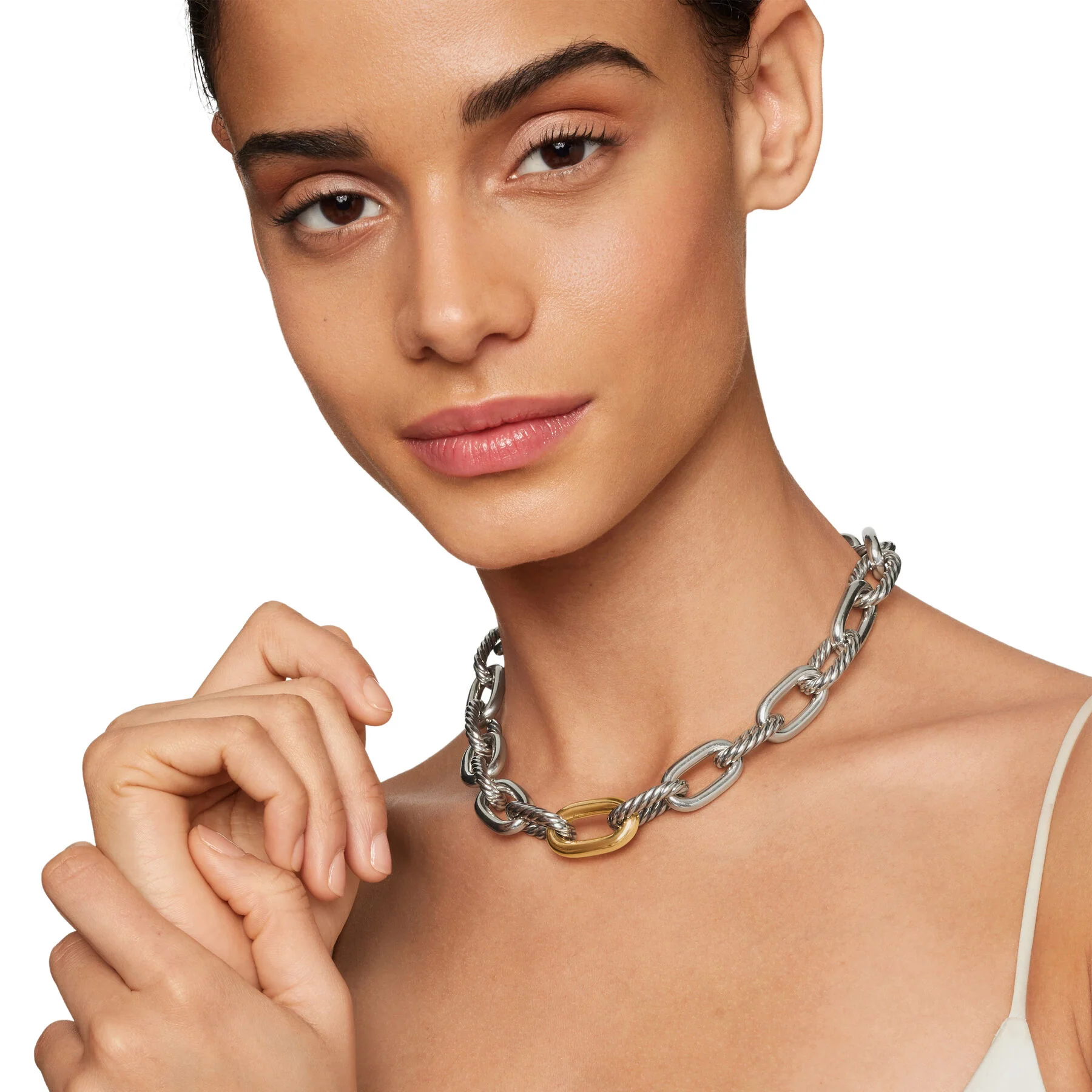 David Yurman The MadisonĀ® Collection Necklaces & Pendant in Silver and 18-Karat Yellow Gold - Image 5