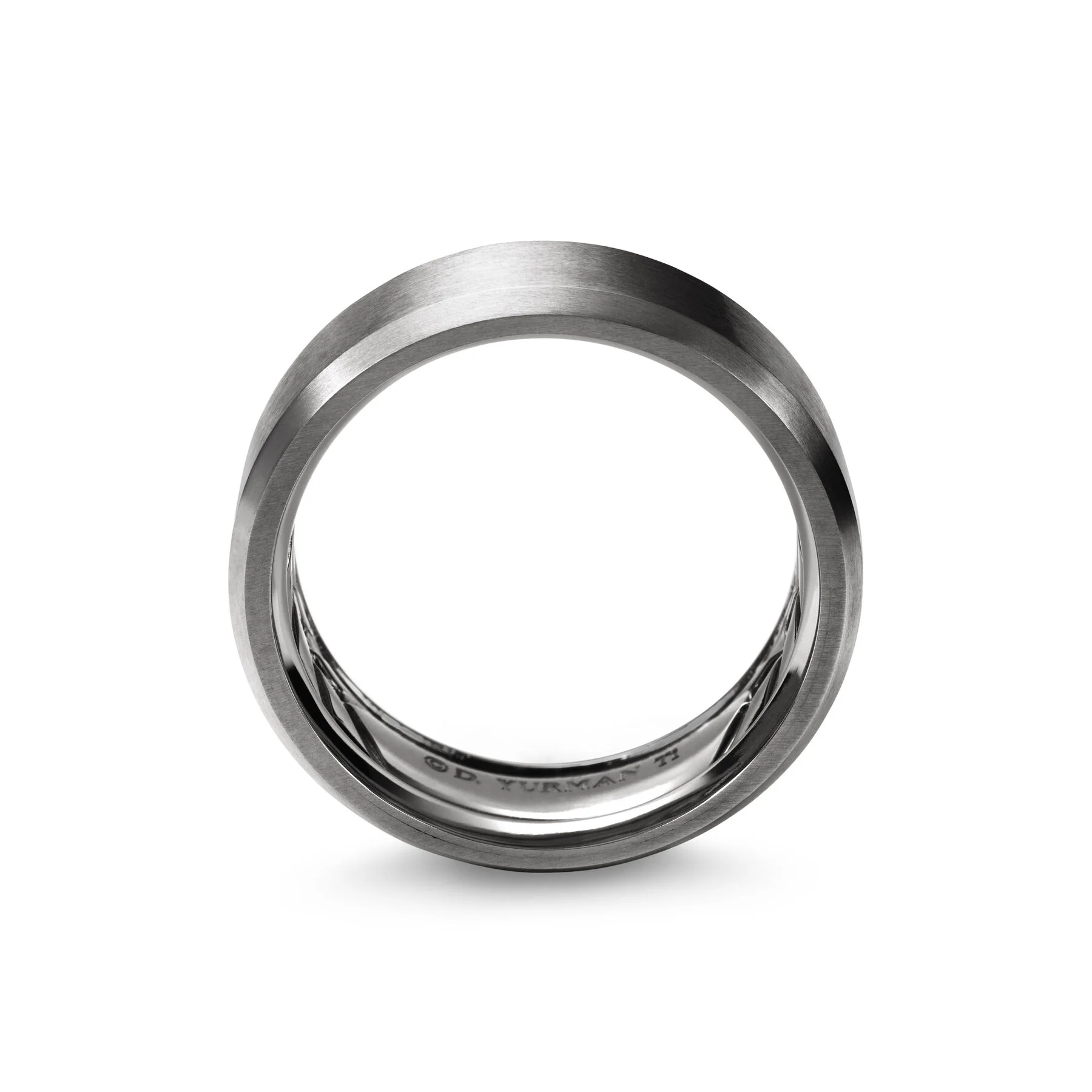 David Yurman The Wedding Collection Ring in Grey Titanium - Image 4