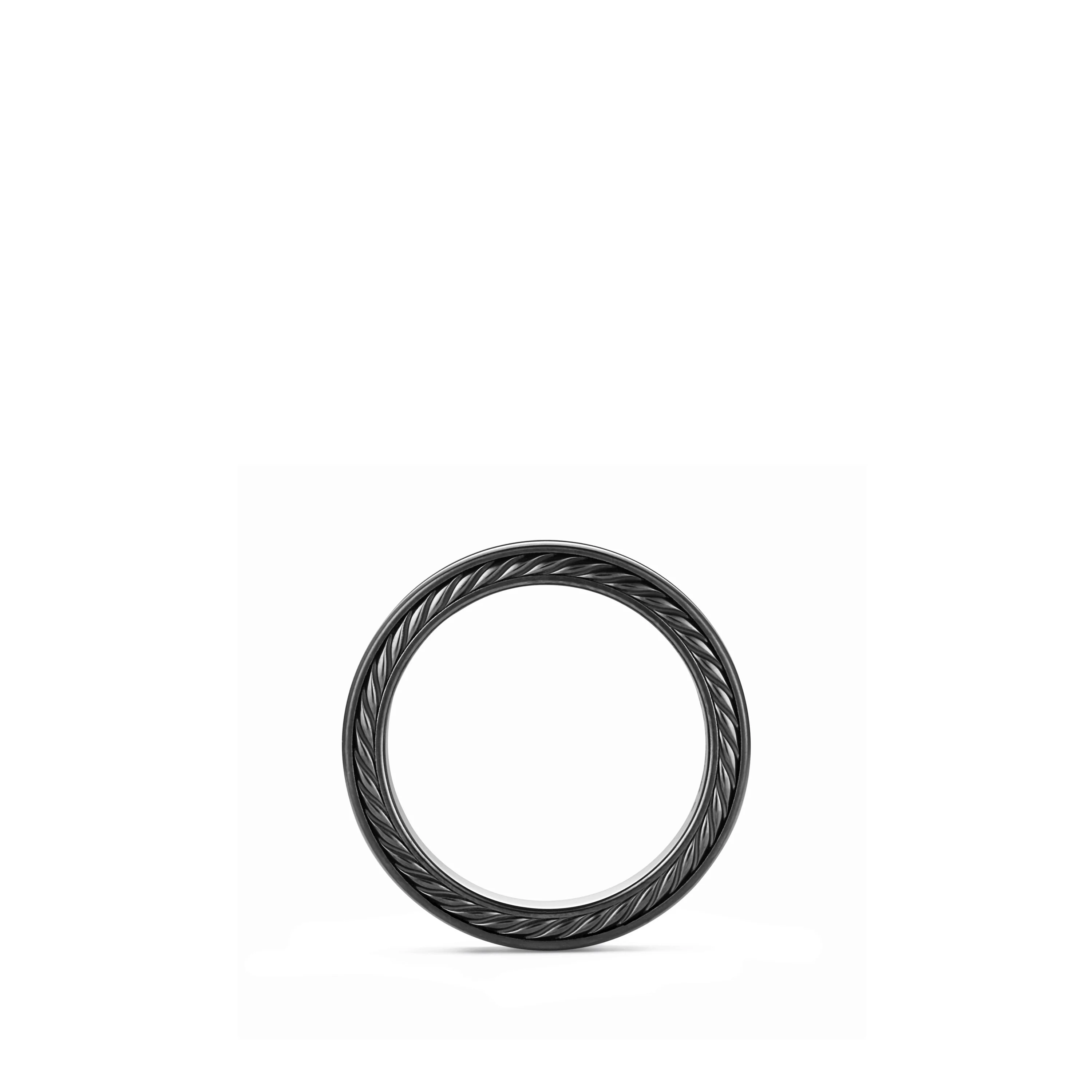David Yurman The Wedding Collection Ring in Black Titanium - Image 2