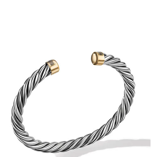 David Yurman   Bracelet in Silver and 18-Karat Yellow Gold - Image 2