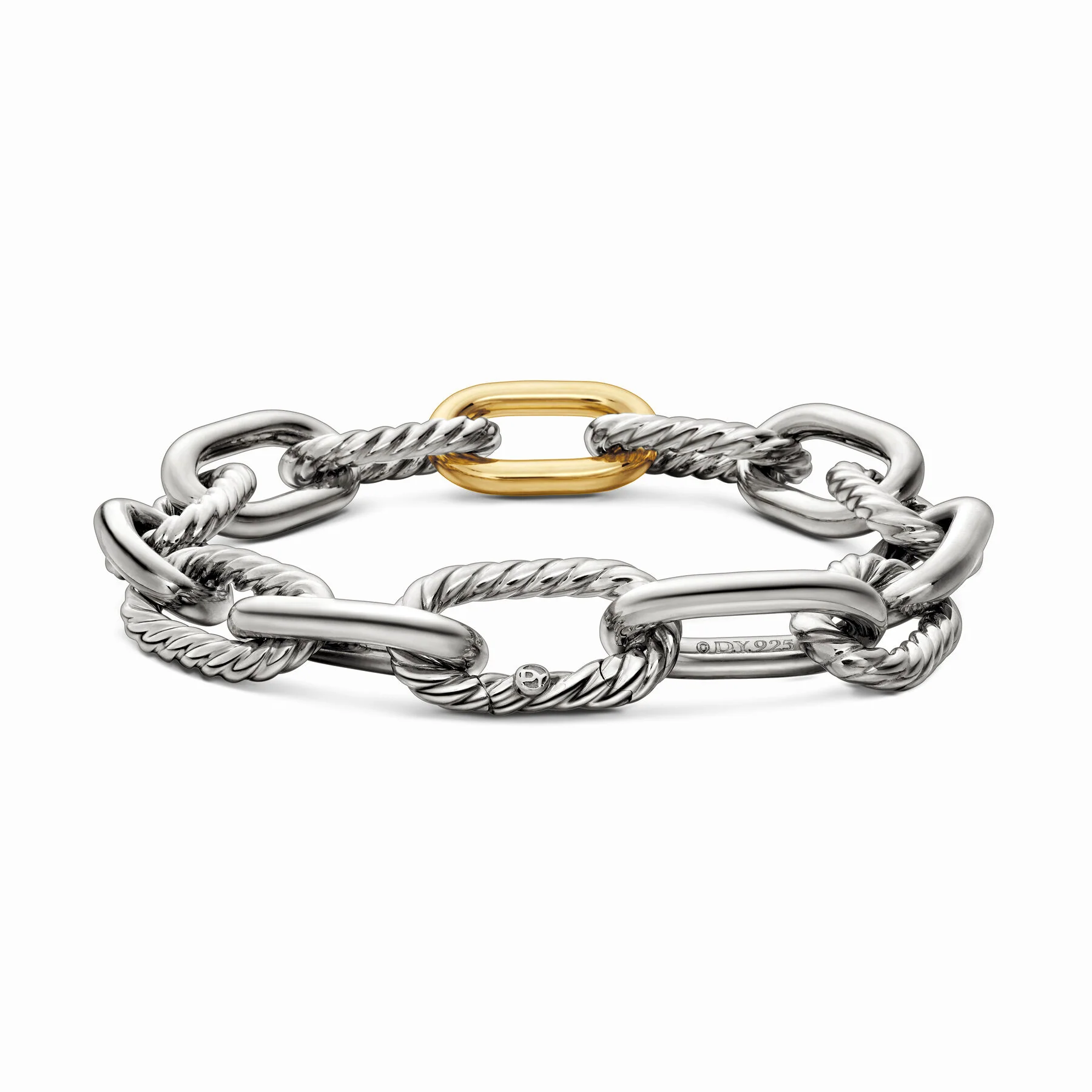 David Yurman The MadisonĀ® Collection Bracelet in Silver and 18-Karat Yellow Gold - Image 4
