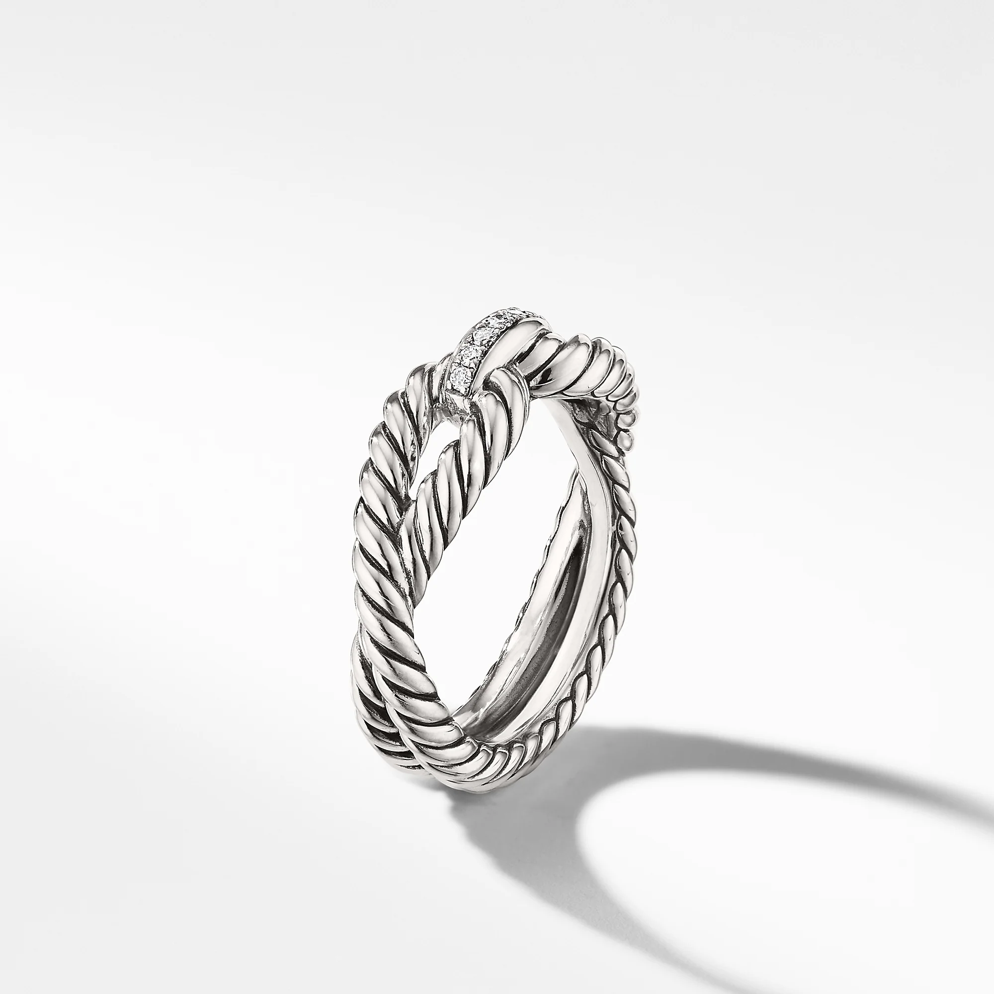 David Yurman The Crossover® Collection Ring in Sterling Silver - Image 3