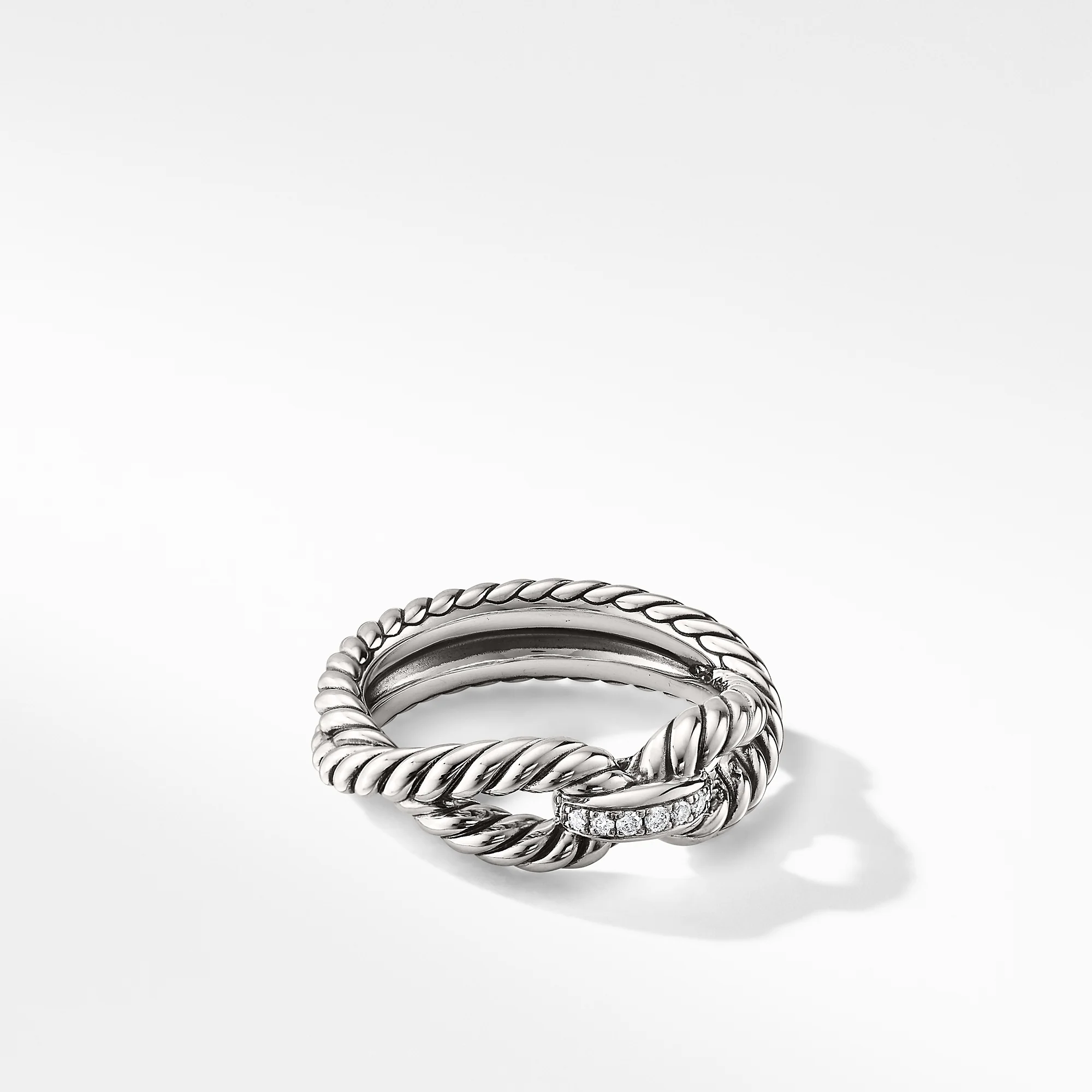 David Yurman The Crossover® Collection Ring in Sterling Silver