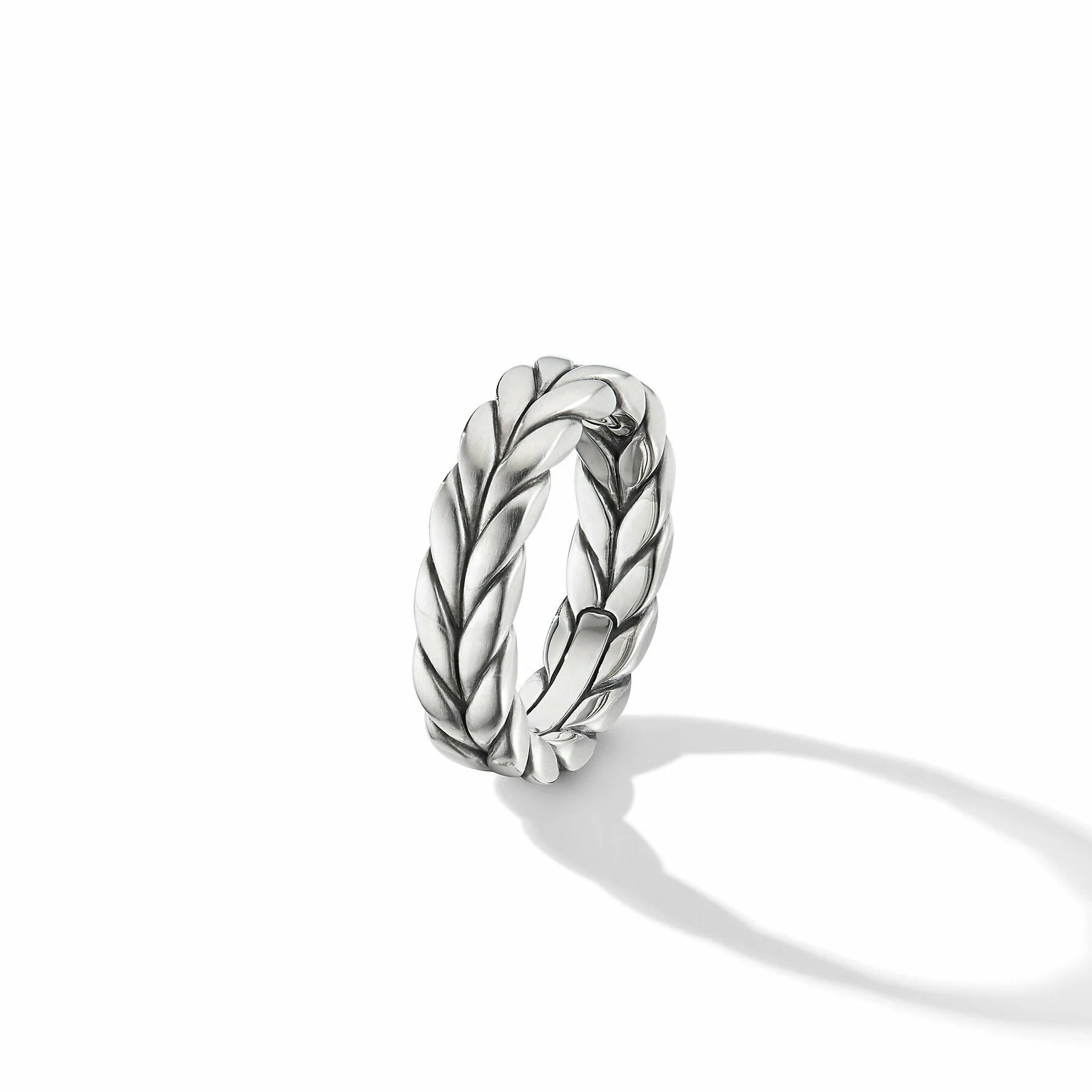 David Yurman The Chevron Collection Ring in Sterling Silver - Image 3