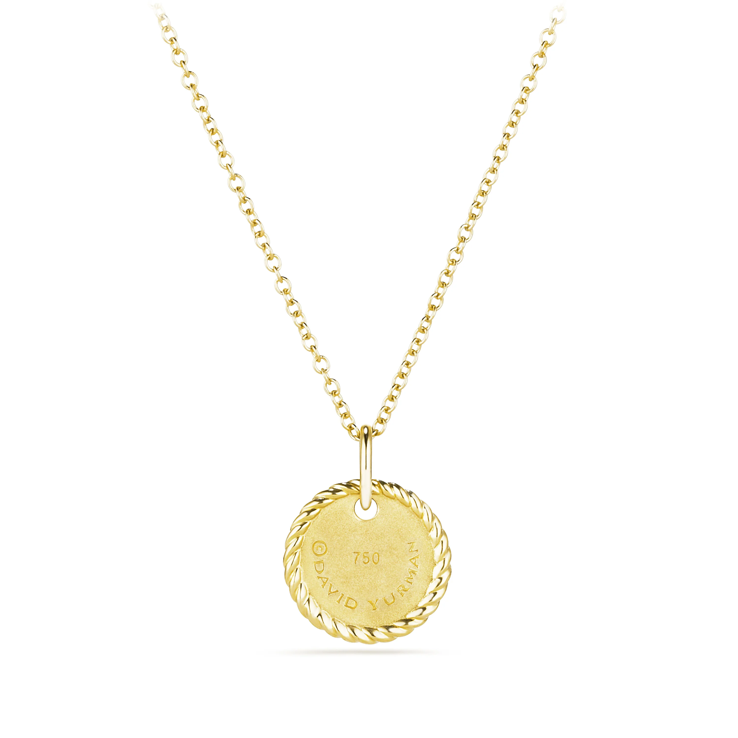 David Yurman The Cable Collectibles® Collection Necklaces & Pendant in 18-Karat Yellow Gold - Image 2