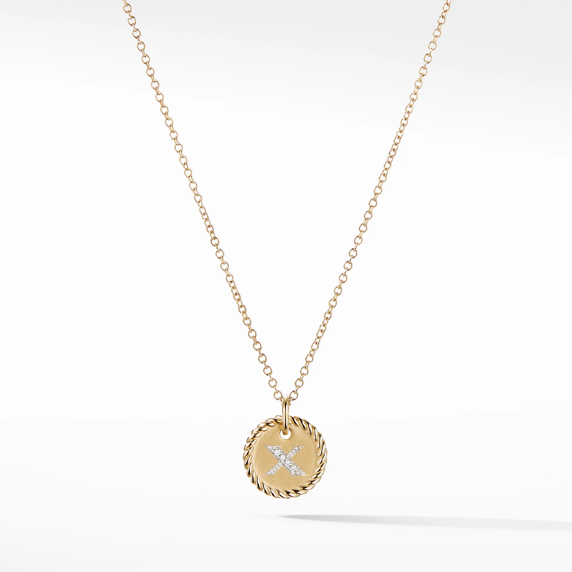 David Yurman The Cable Collectibles® Collection Necklaces & Pendant in 18-Karat Yellow Gold
