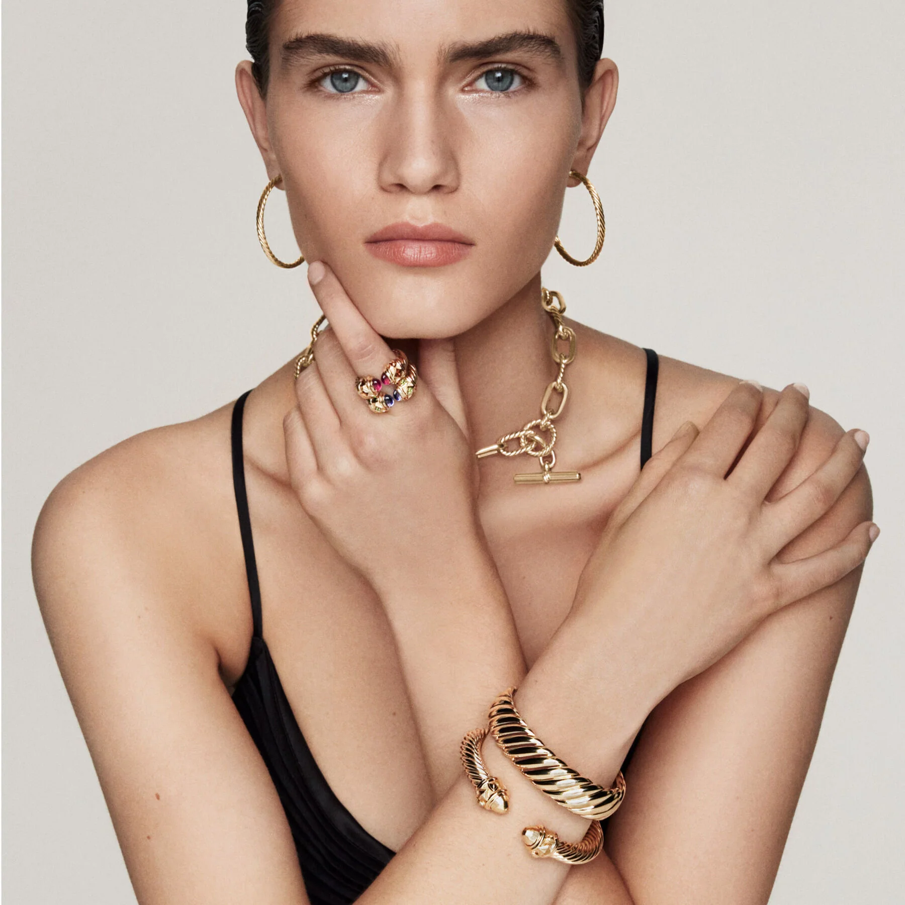 David Yurman The Cable Collection® Earring in 18-Karat Yellow Gold - Image 5
