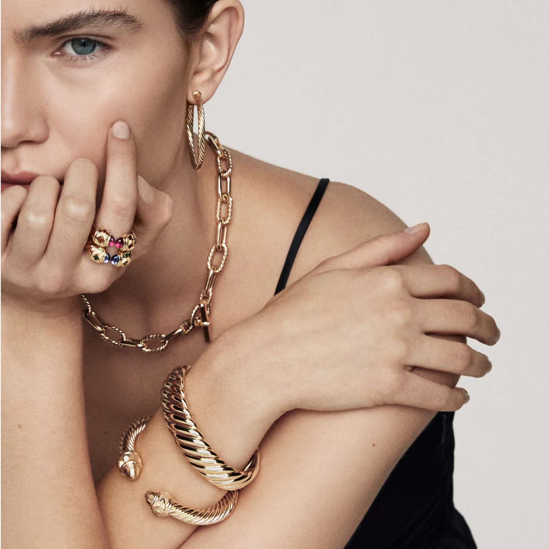 David Yurman The Cable Collection® Earring in 18-Karat Yellow Gold - Image 6