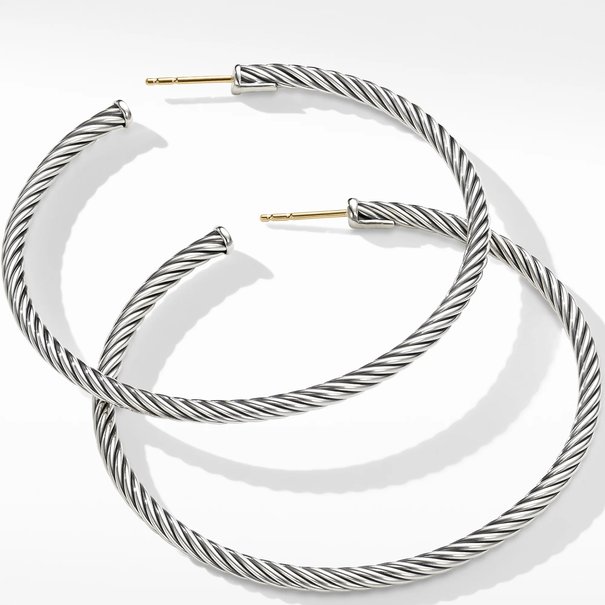 David Yurman The Cable Collection® Earring in Sterling Silver - Image 2