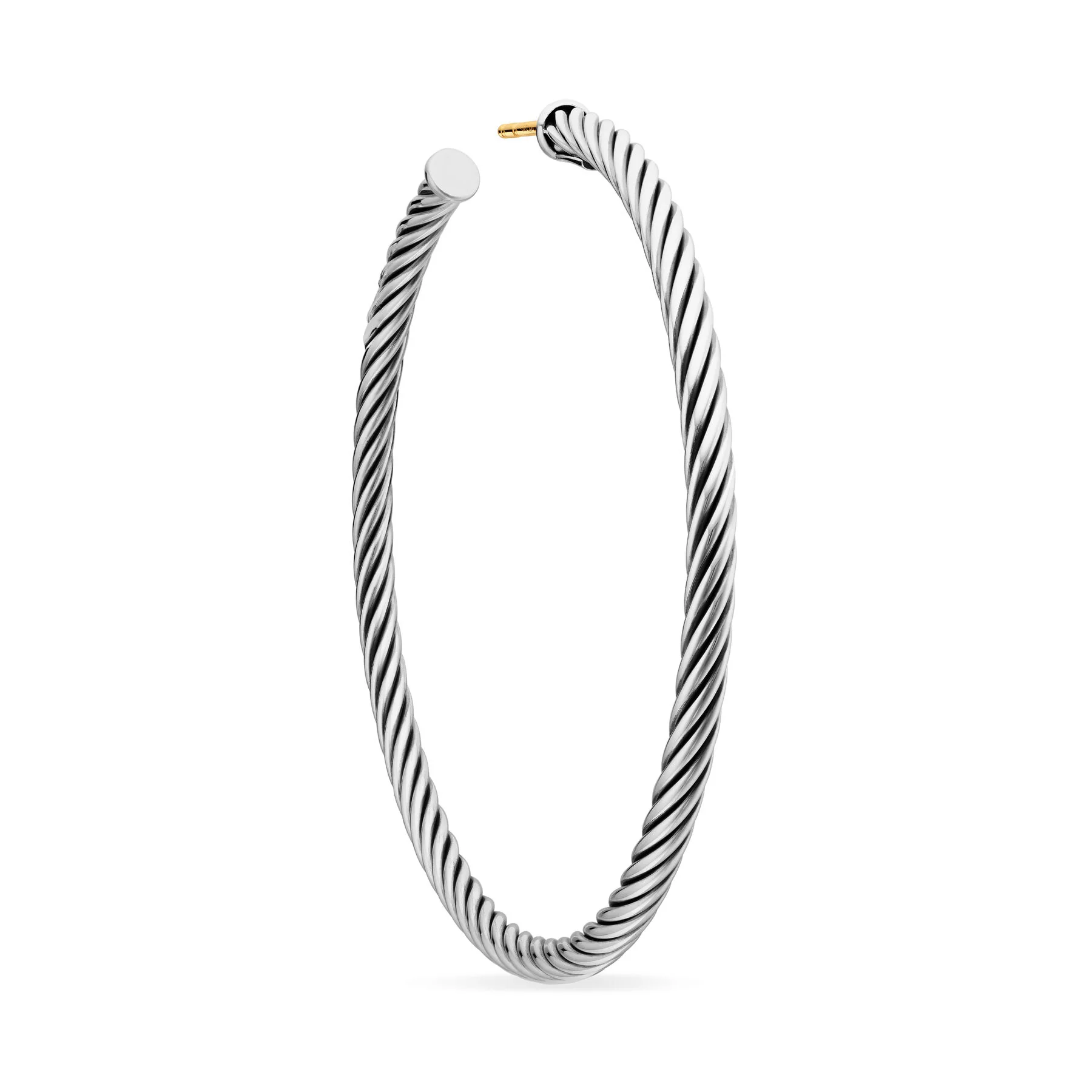 David Yurman The Cable Collection® Earring in Sterling Silver - Image 4