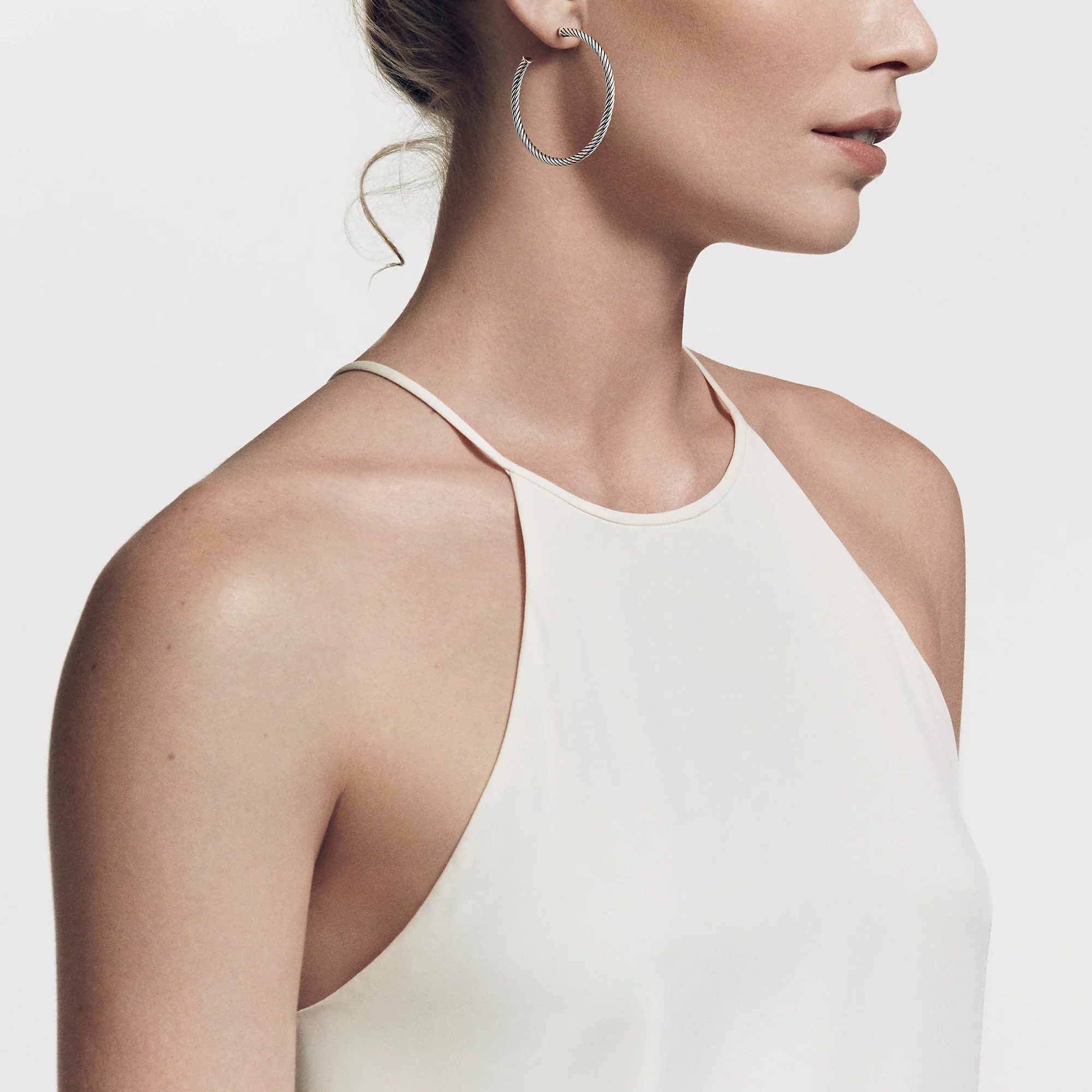 David Yurman The Cable Collection® Earring in Sterling Silver - Image 3