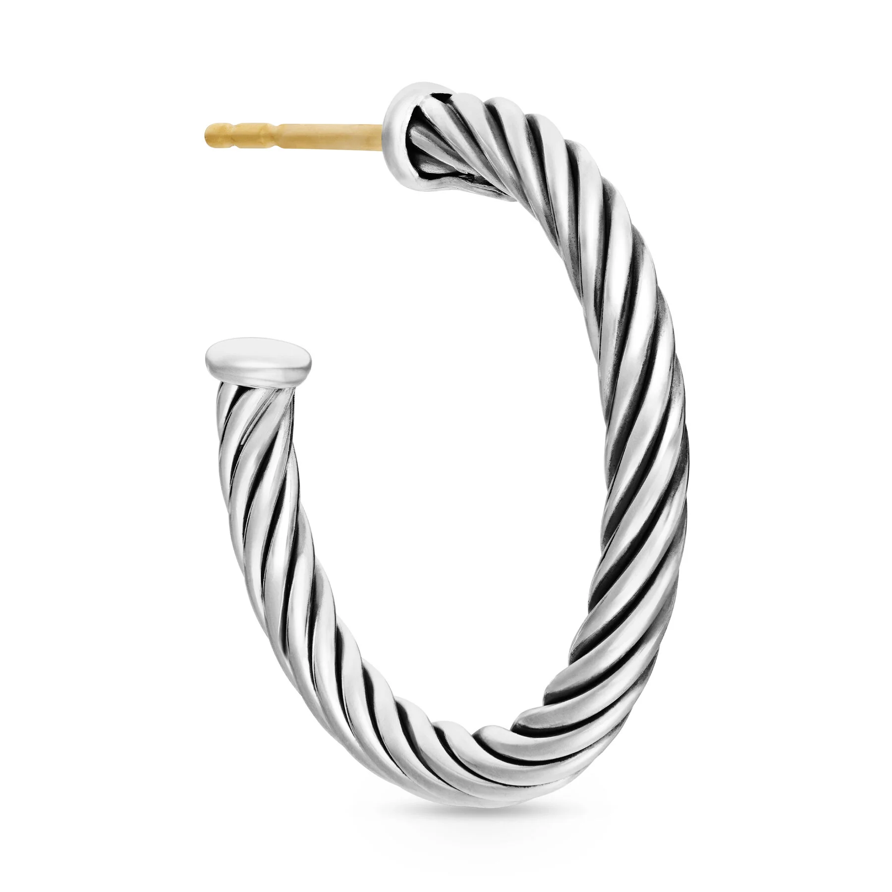 David Yurman The Cable Collection® Earring in Sterling Silver - Image 4