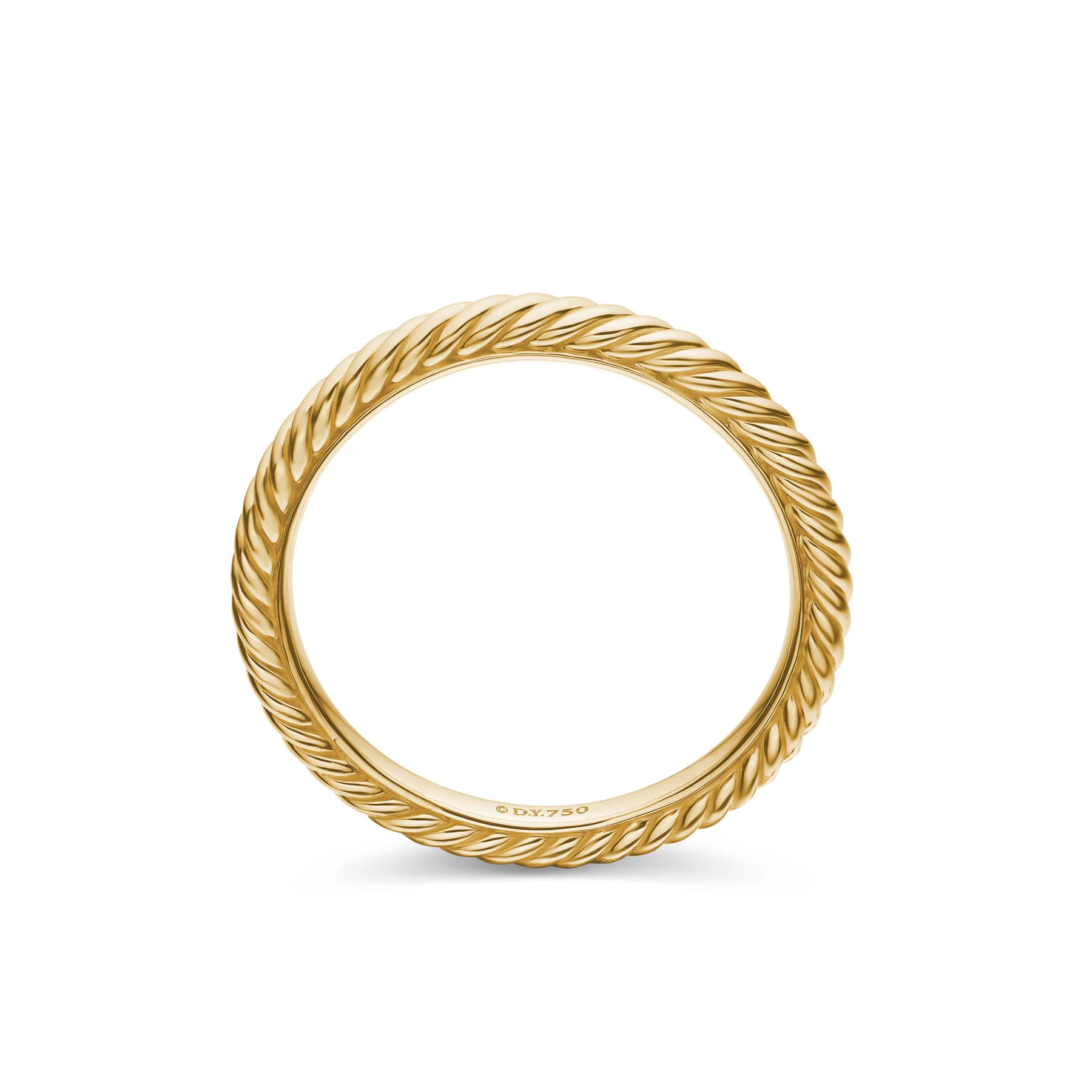 David Yurman The Cable Collectibles® Collection Ring in 18-Karat Yellow Gold - Image 4