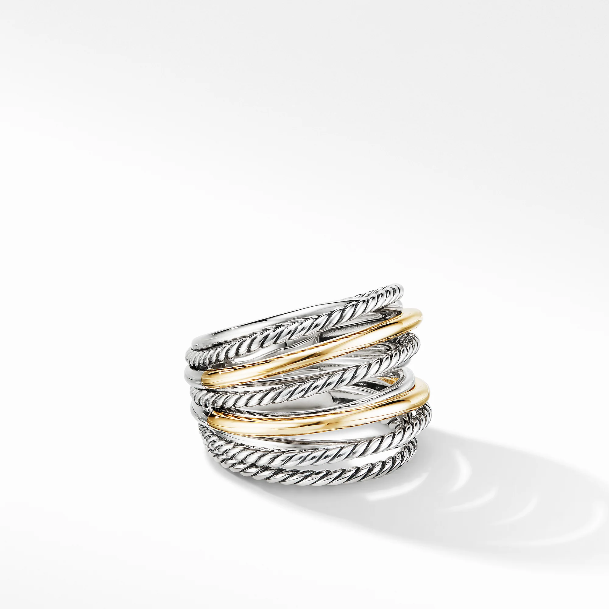 David Yurman   Ring in Silver and 18-Karat Yellow Gold - Image 2