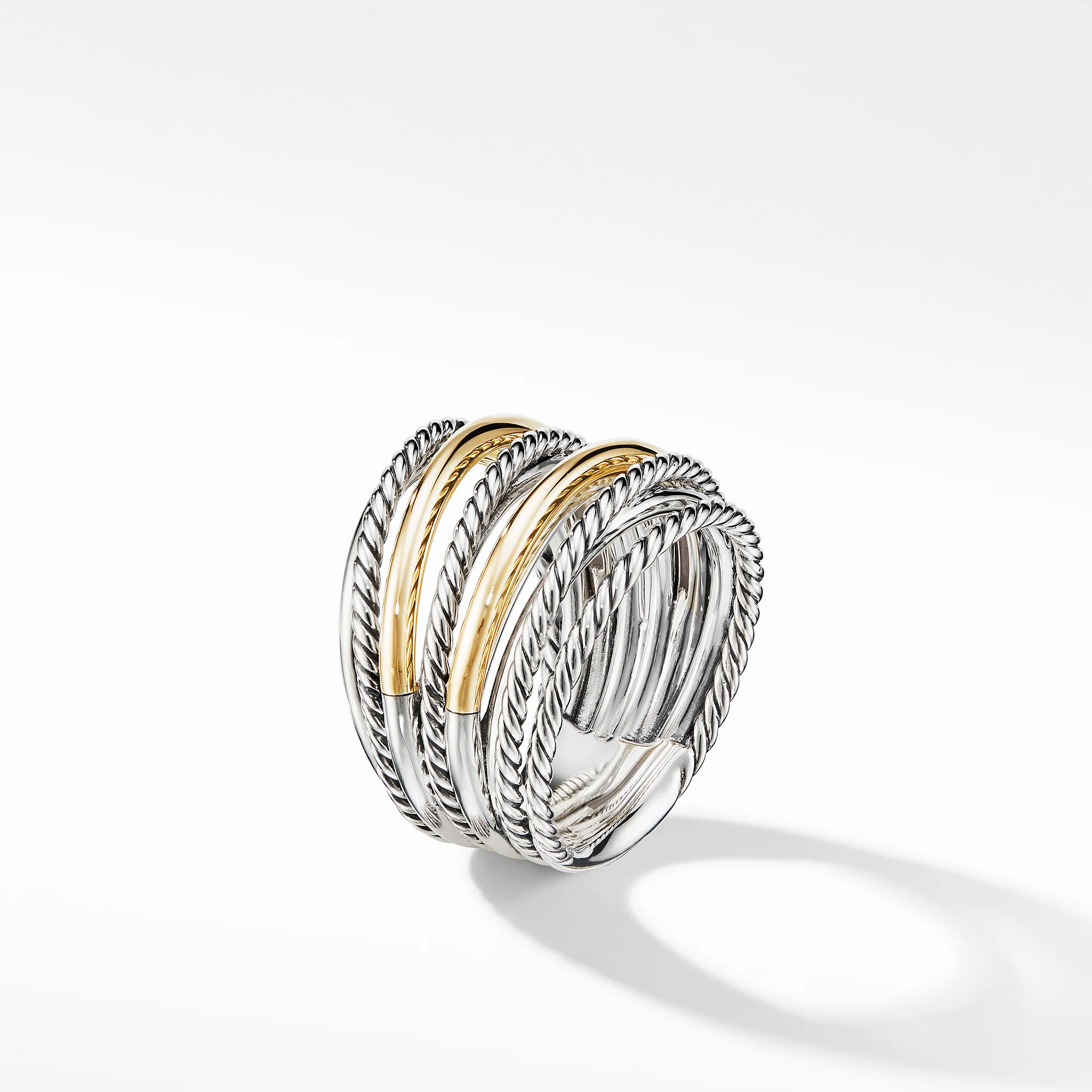 David Yurman   Ring in Silver and 18-Karat Yellow Gold - Image 3