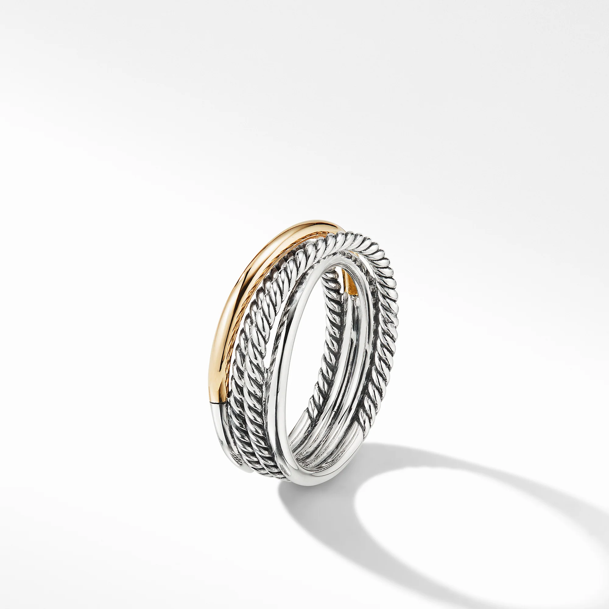 David Yurman   Ring in Silver and 18-Karat Yellow Gold - Image 3