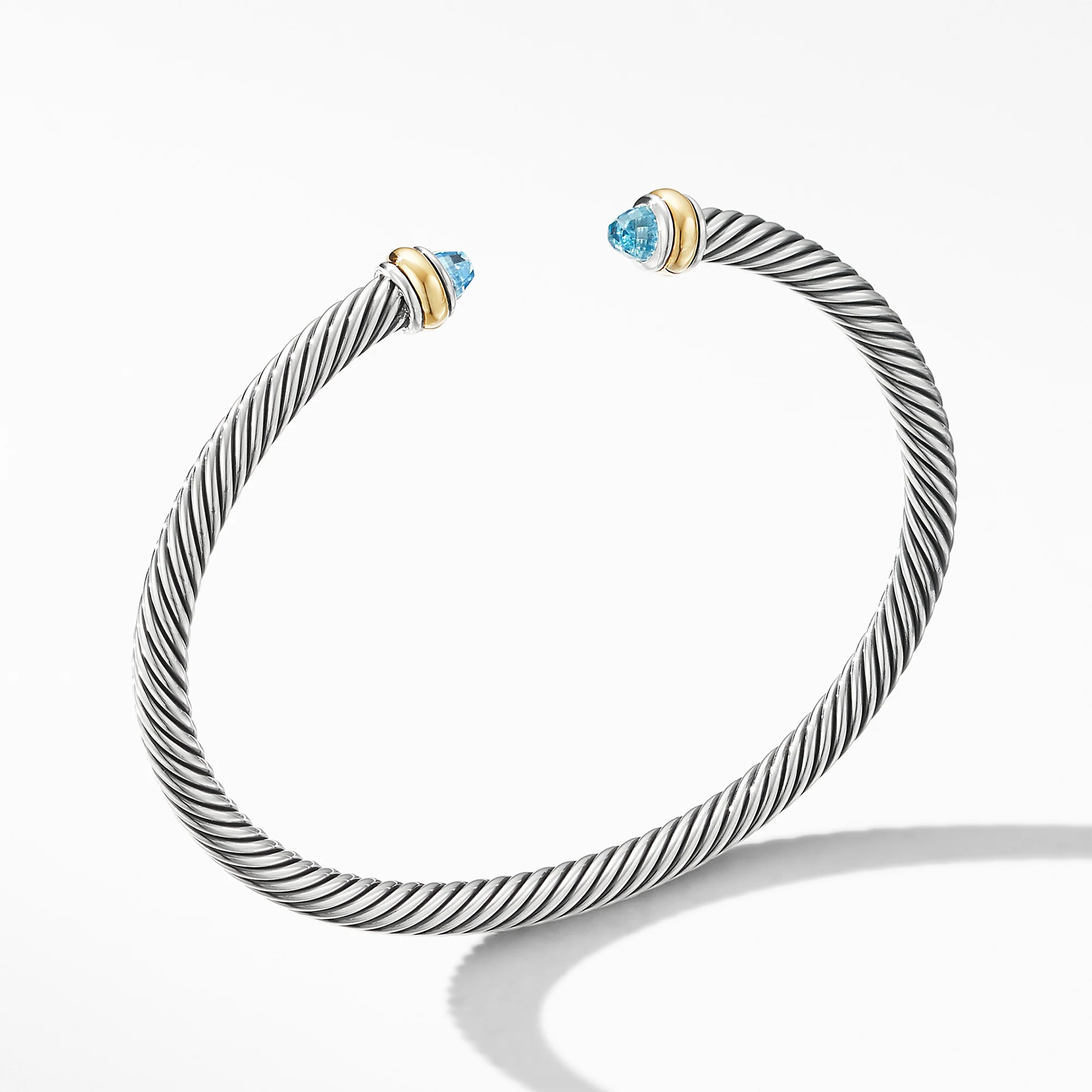 David Yurman  Bracelet in Silver and 18-Karat Yellow Gold