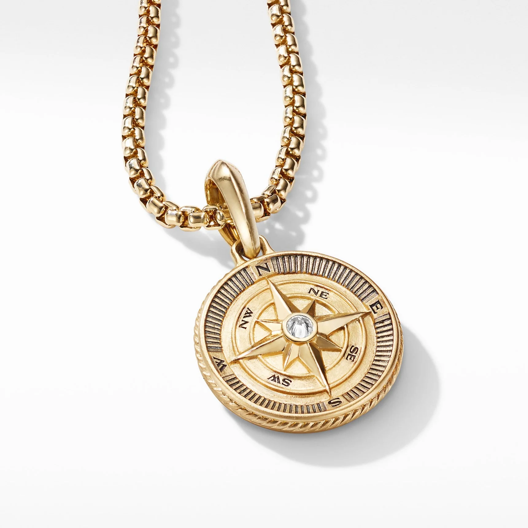 David Yurman The Maritime® Collection Pendant in 18-Karat Yellow Gold