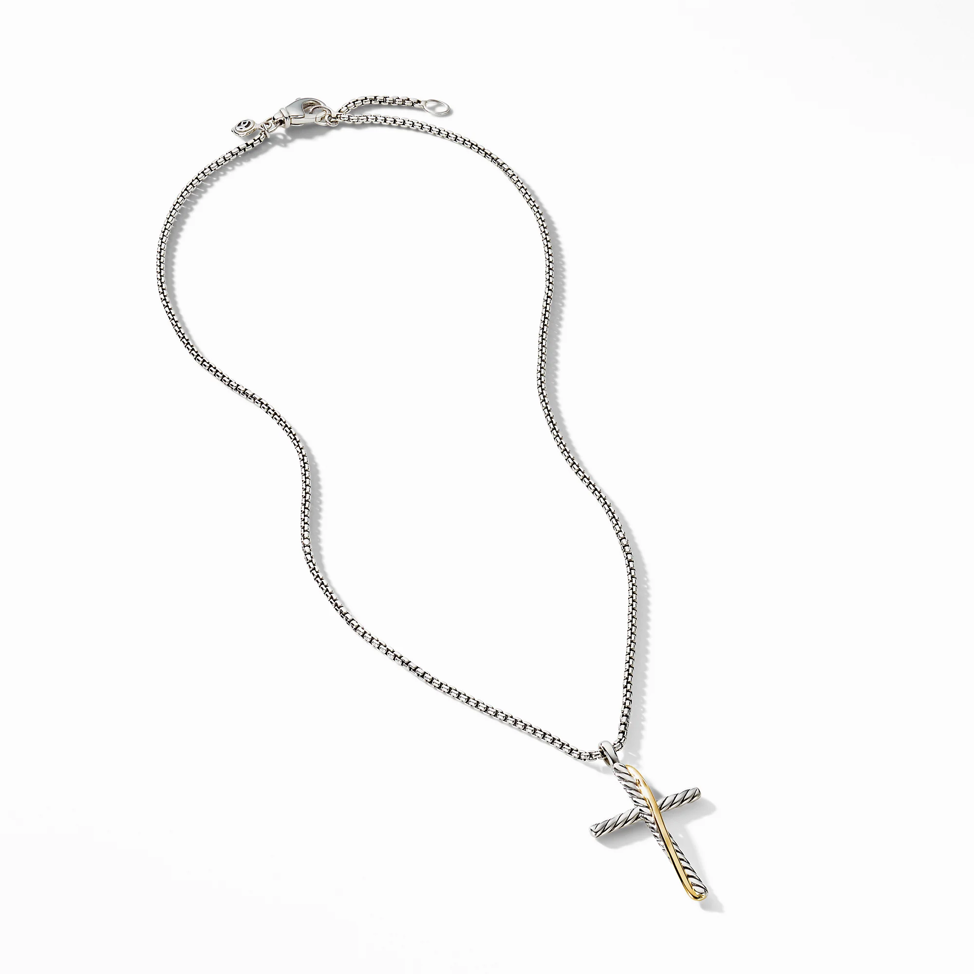 David Yurman The Crossover® Collection Necklaces & Pendant in Silver and 18-Karat Yellow Gold - Image 2