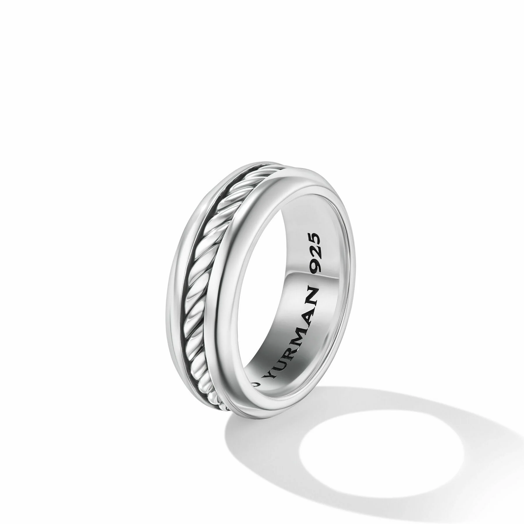David Yurman The Sculpted Cable Collection Ring in Sterling Silver - Image 4