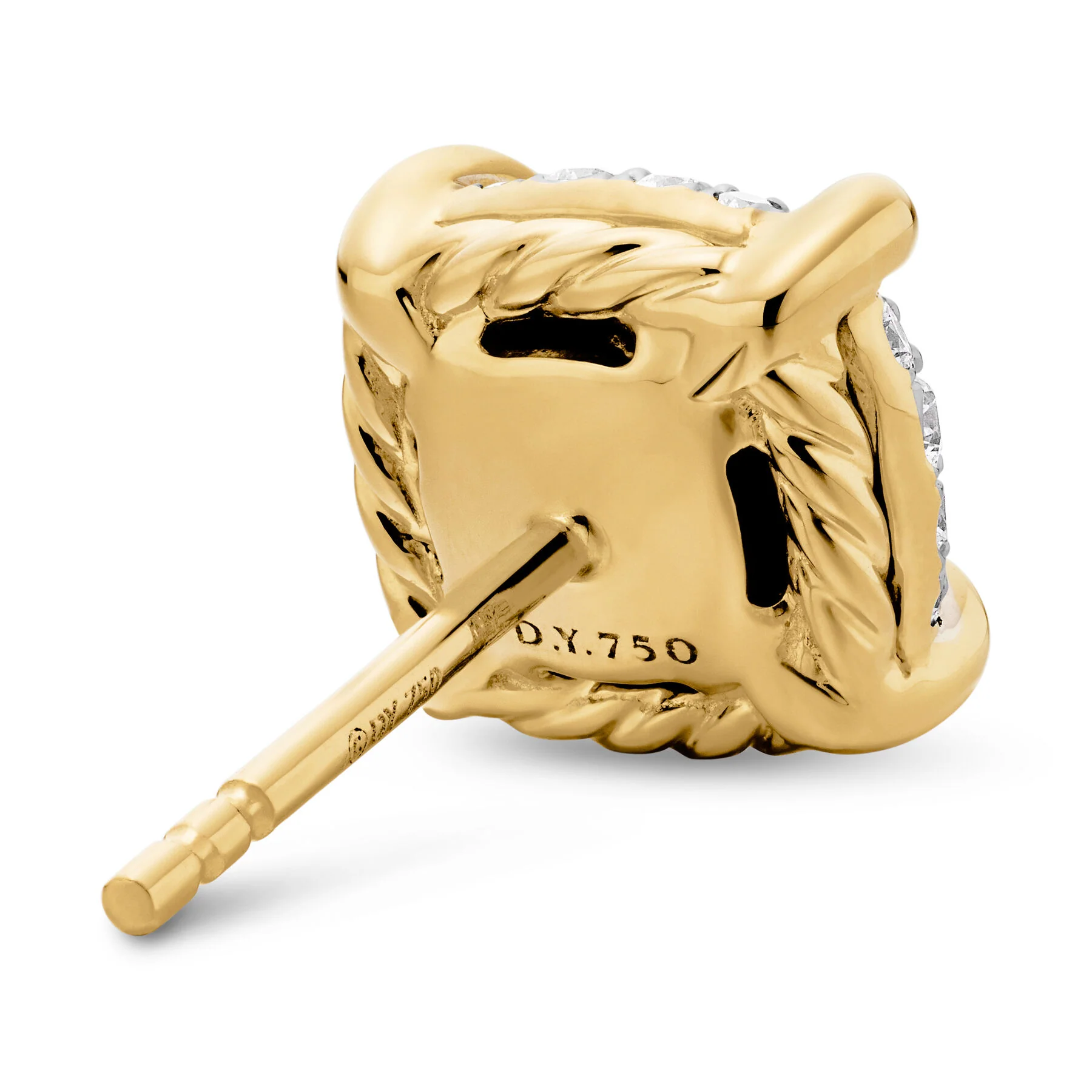 David Yurman The Châtelaine® Collection Earring in 18-Karat Yellow Gold - Image 4