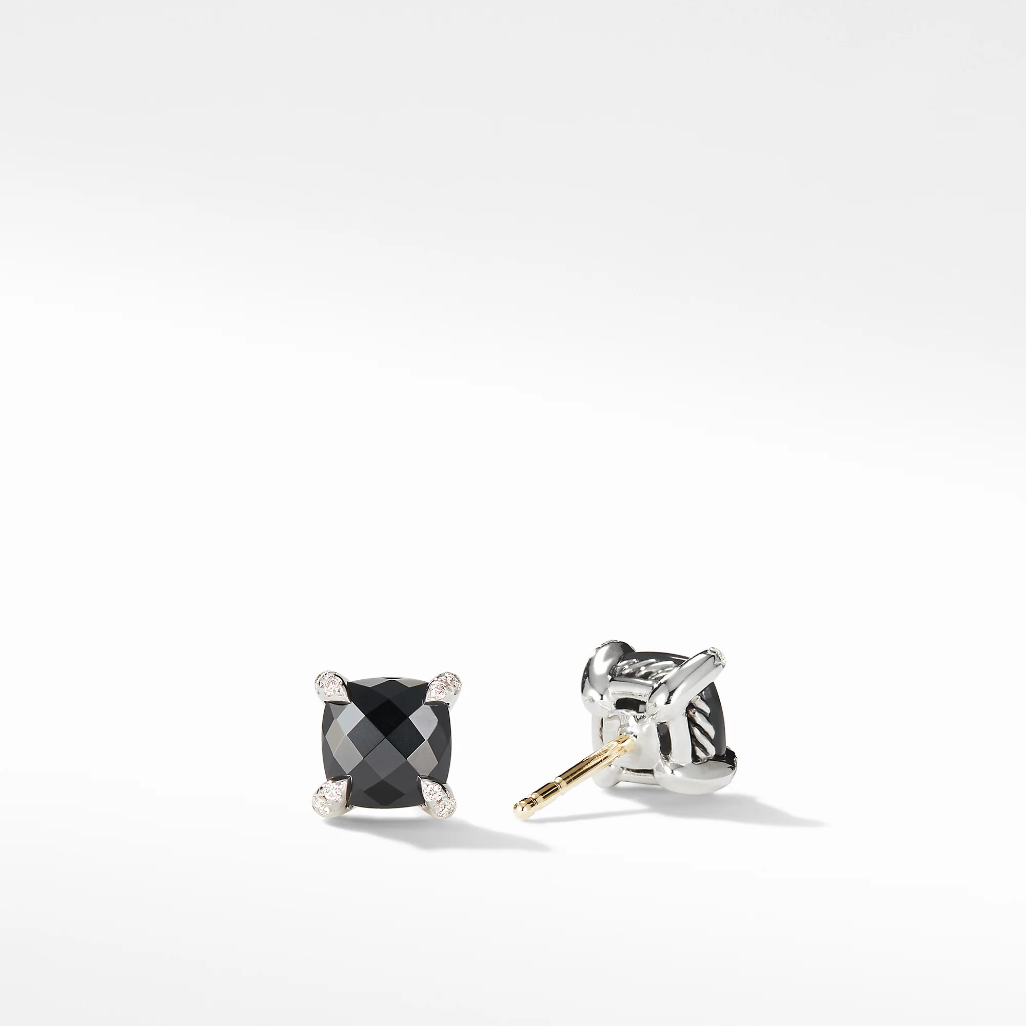 David Yurman The Ch&acirc;telaine® Collection Earring in Sterling Silver - Image 2