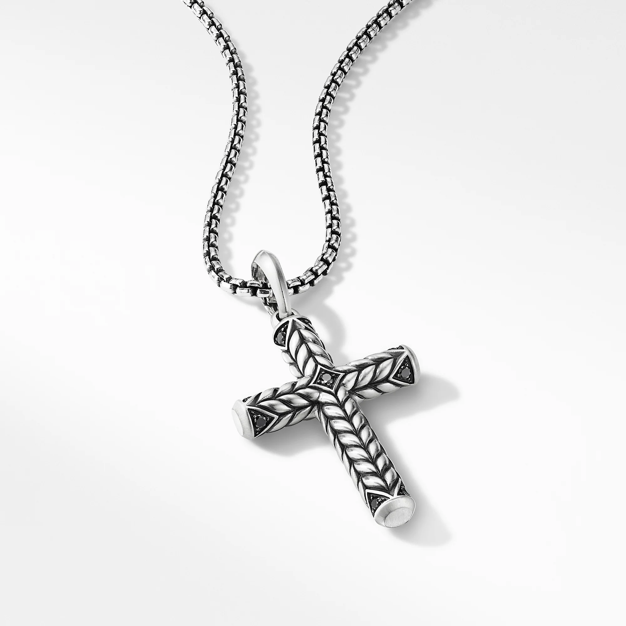 David Yurman The Chevron Collection Pendant in Sterling Silver - Image 2