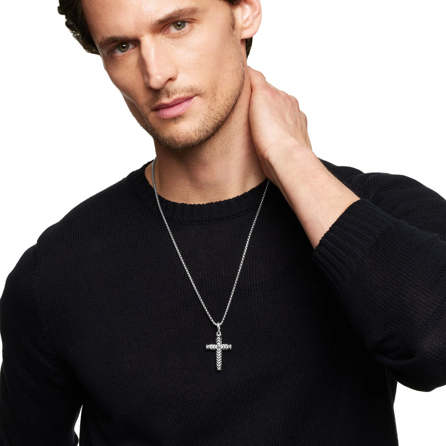 David Yurman The Chevron Collection Pendant in Sterling Silver - Image 4