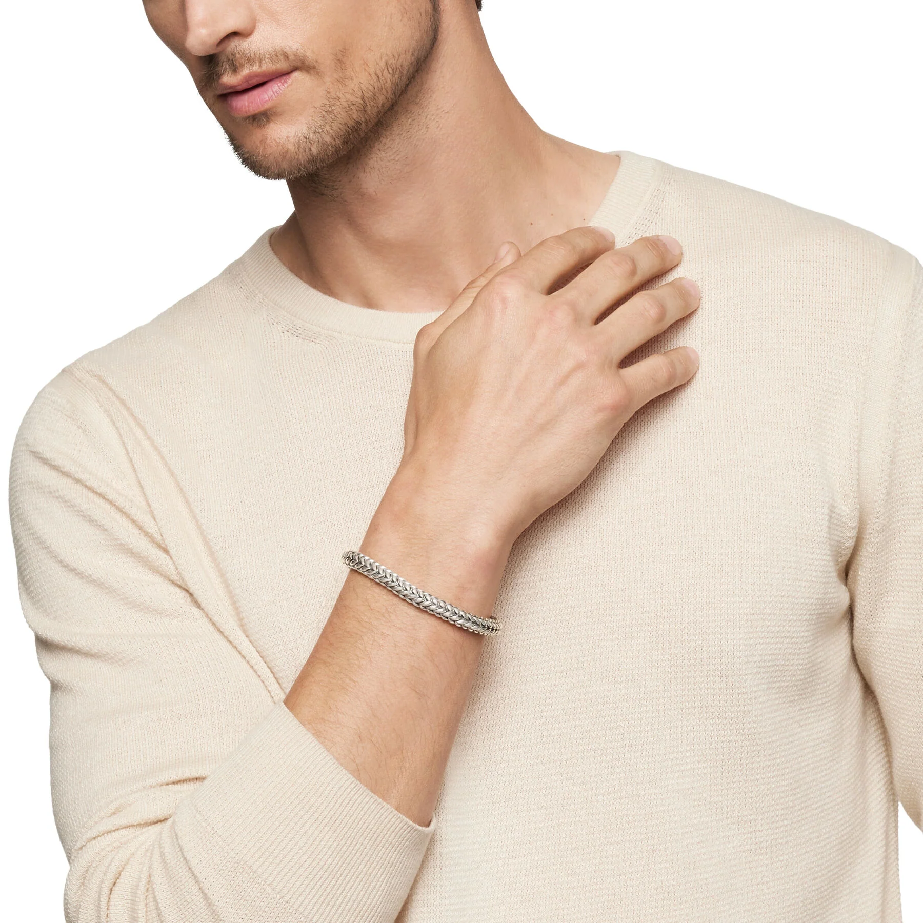 David Yurman The Chevron Collection Bracelet in Sterling Silver - Image 3