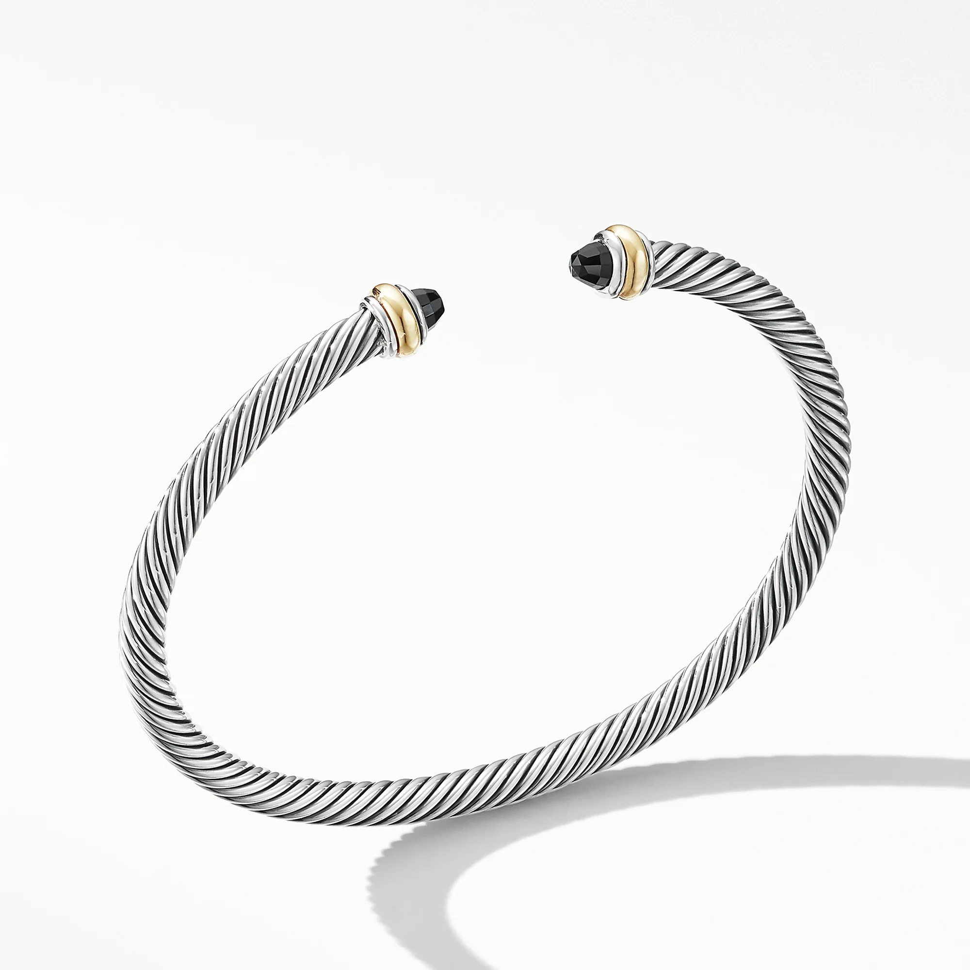 David Yurman Bracelet in Silver and 18-Karat Yellow Gold