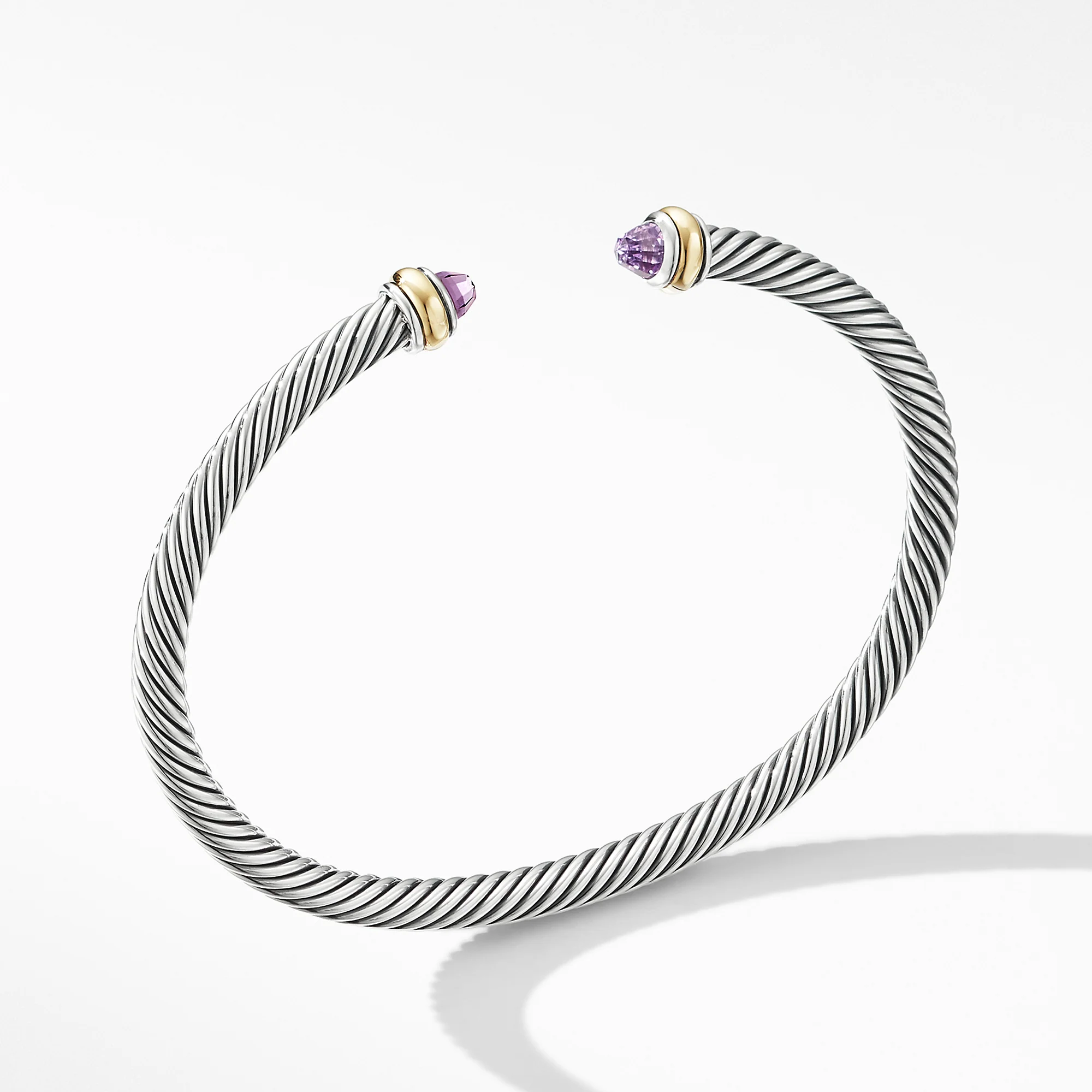 David Yurman Bracelet in Silver and 18-Karat Yellow Gold