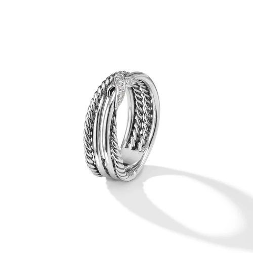 David Yurman The X Collection Ring in Sterling Silver - Image 3