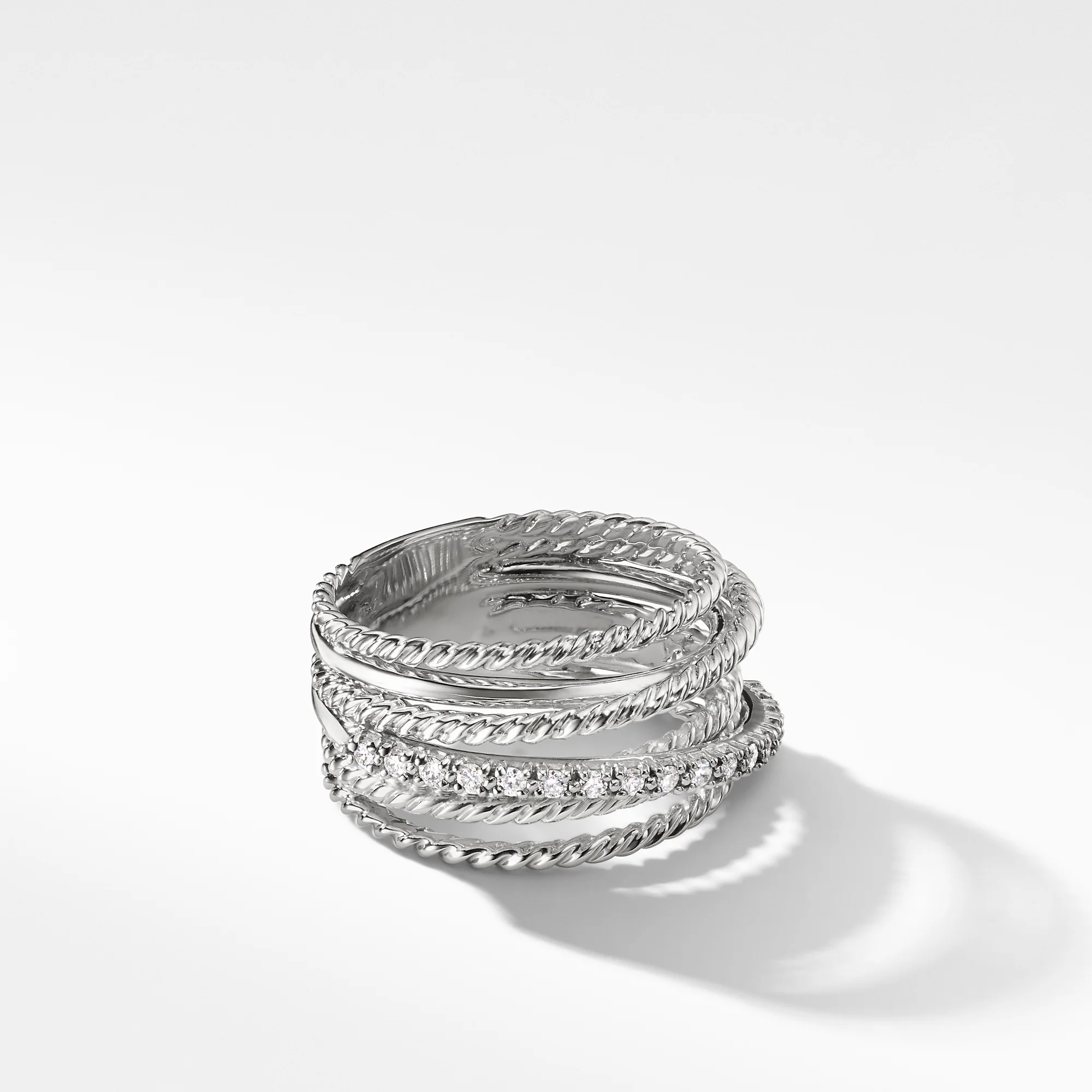 David Yurman The Crossover® Collection Ring in Sterling Silver