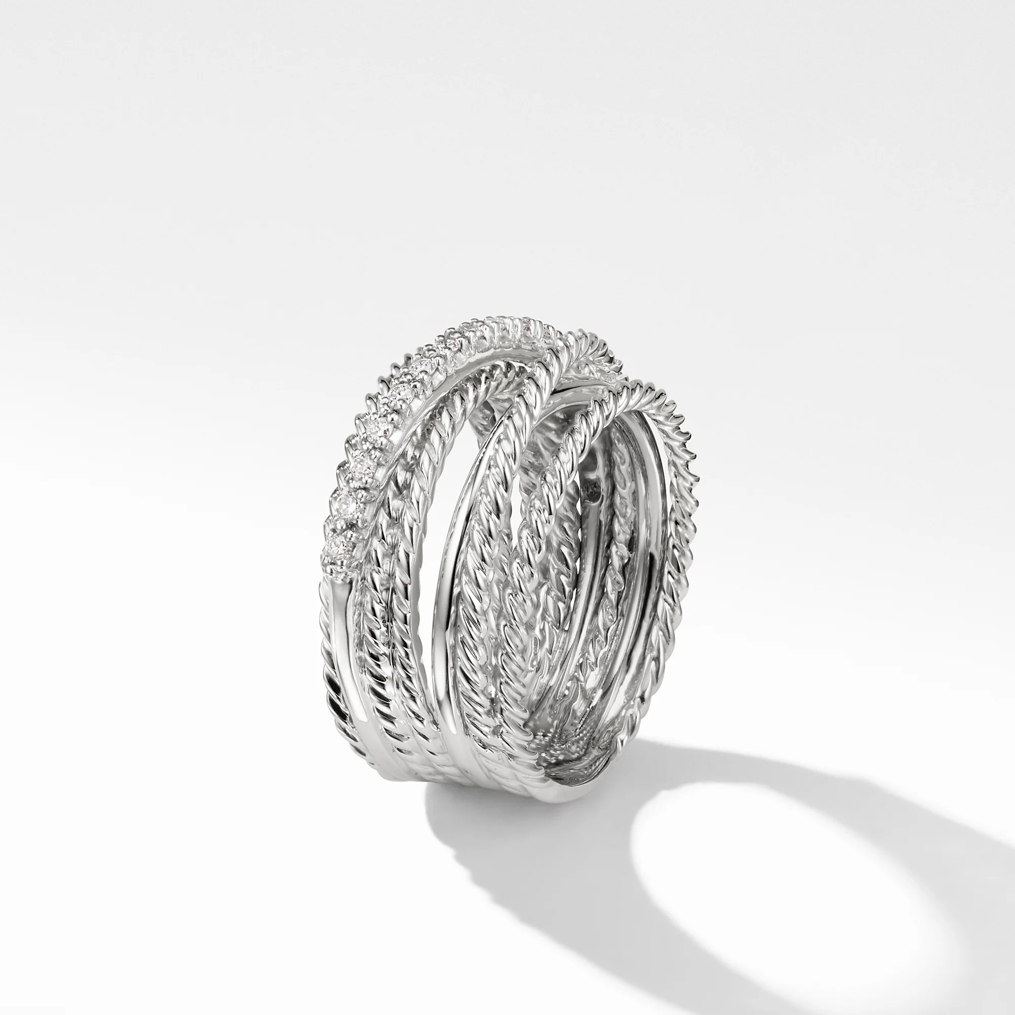 David Yurman The Crossover® Collection Ring in Sterling Silver - Image 3