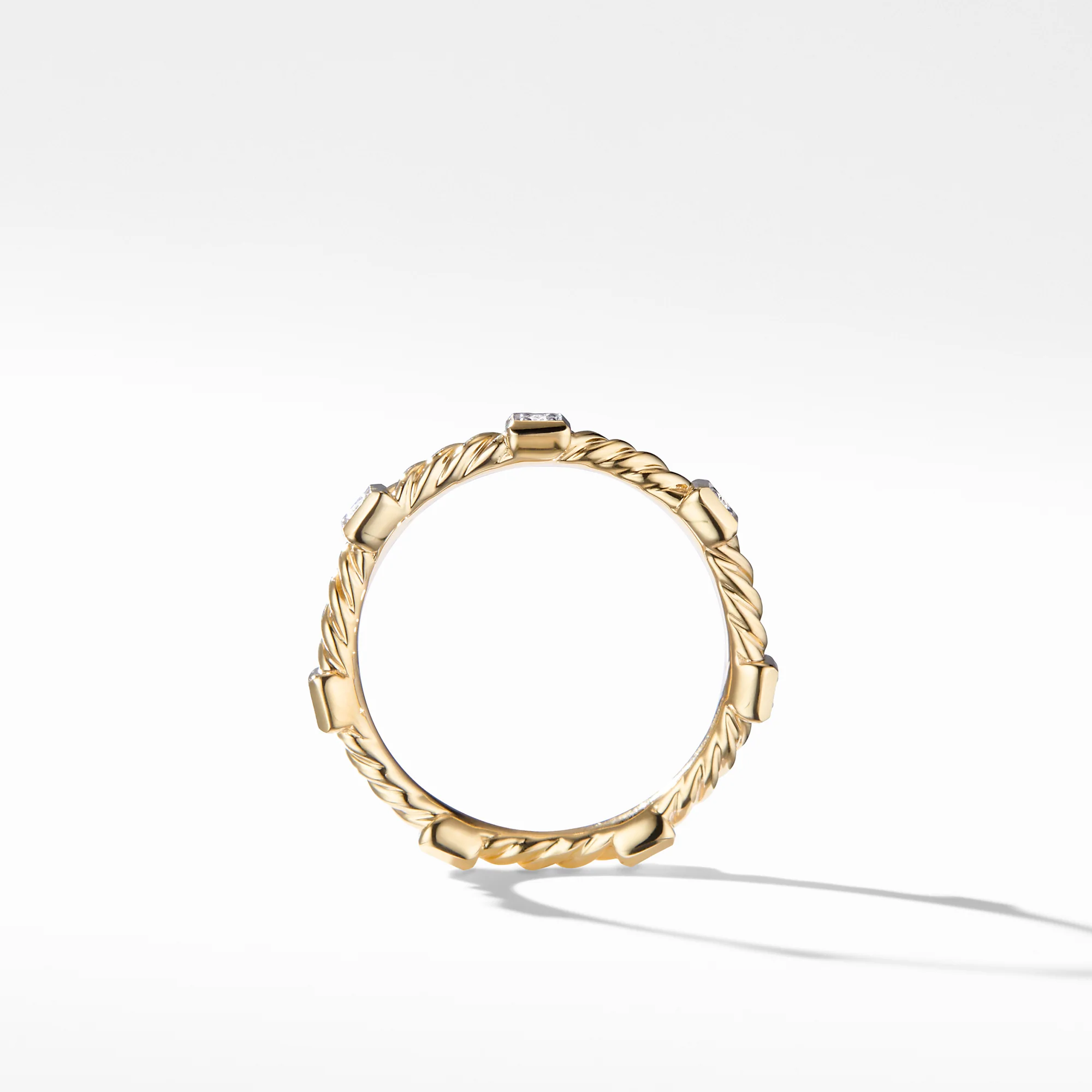 David Yurman The Cable Collectibles® Collection Ring in 18-Karat Yellow Gold - Image 2
