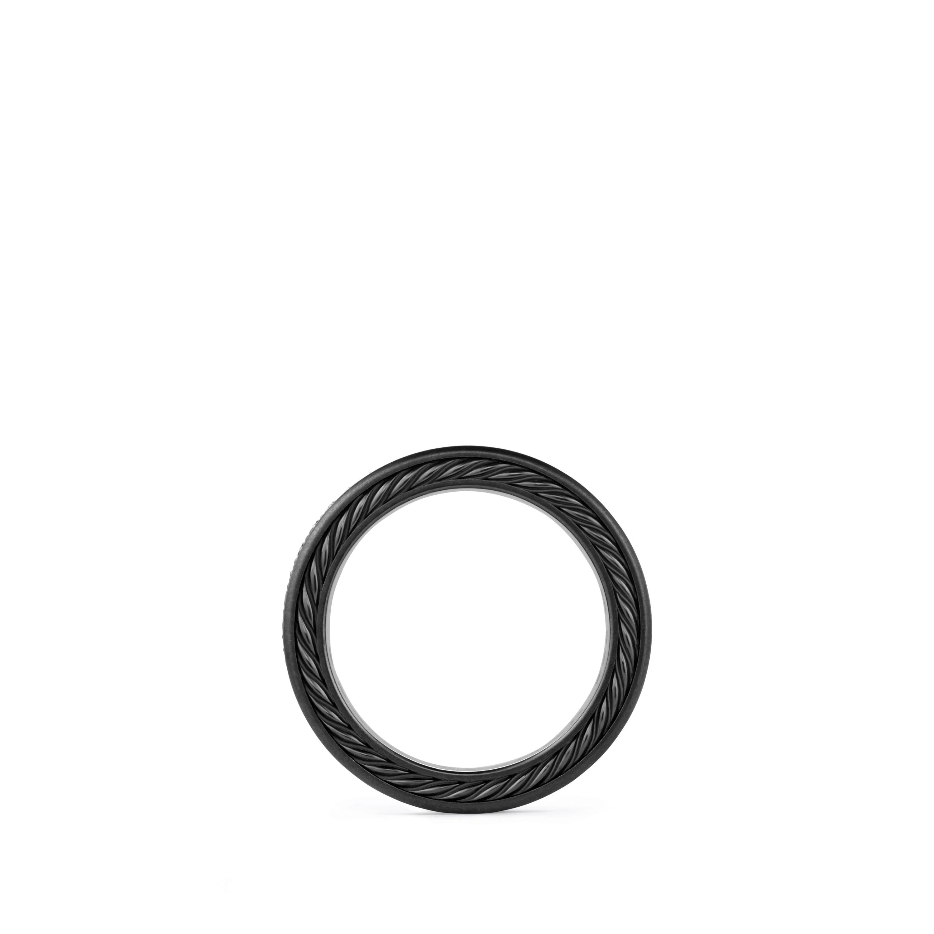 David Yurman Ring in Black Titanium - Image 2