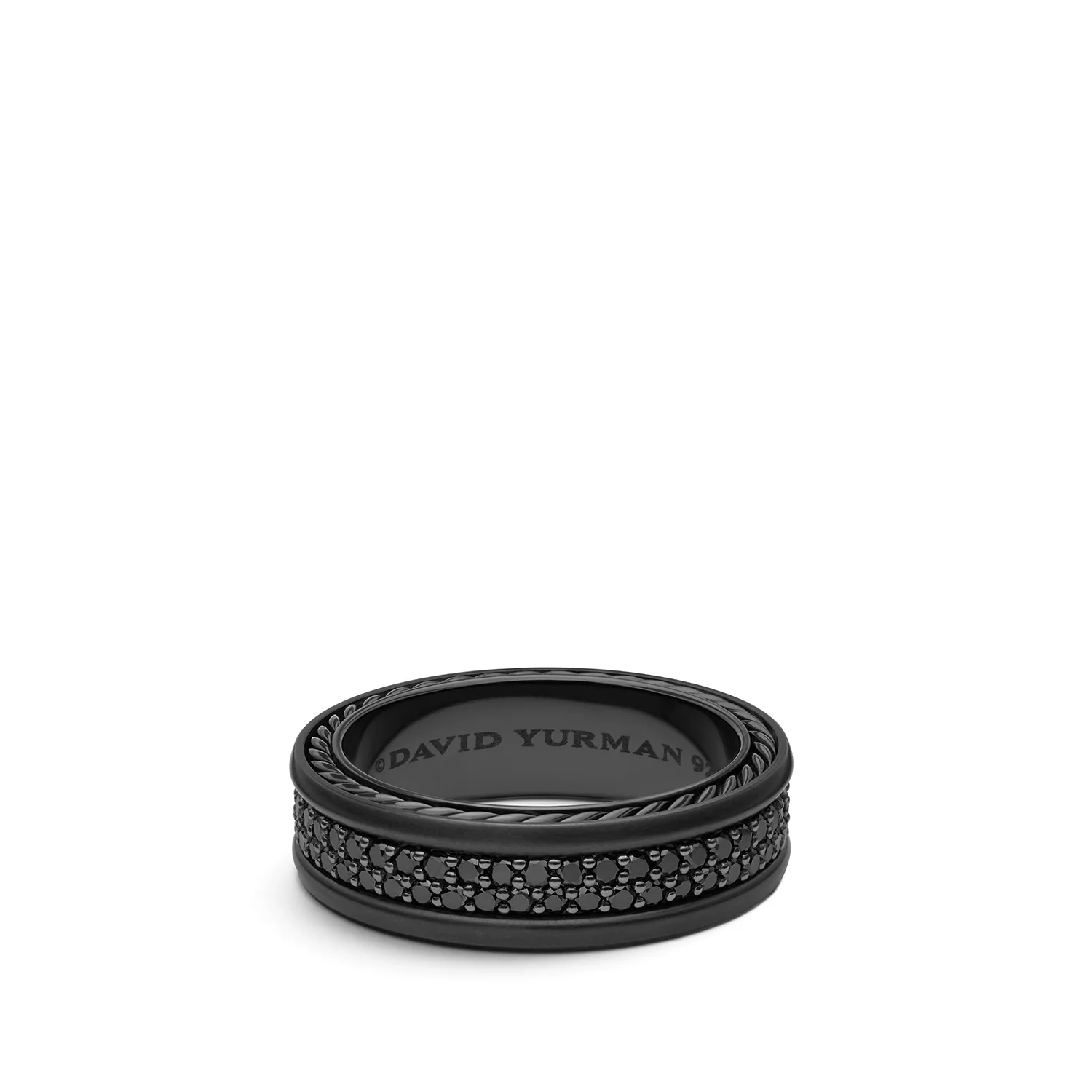 David Yurman The Wedding Collection Ring in Black Titanium