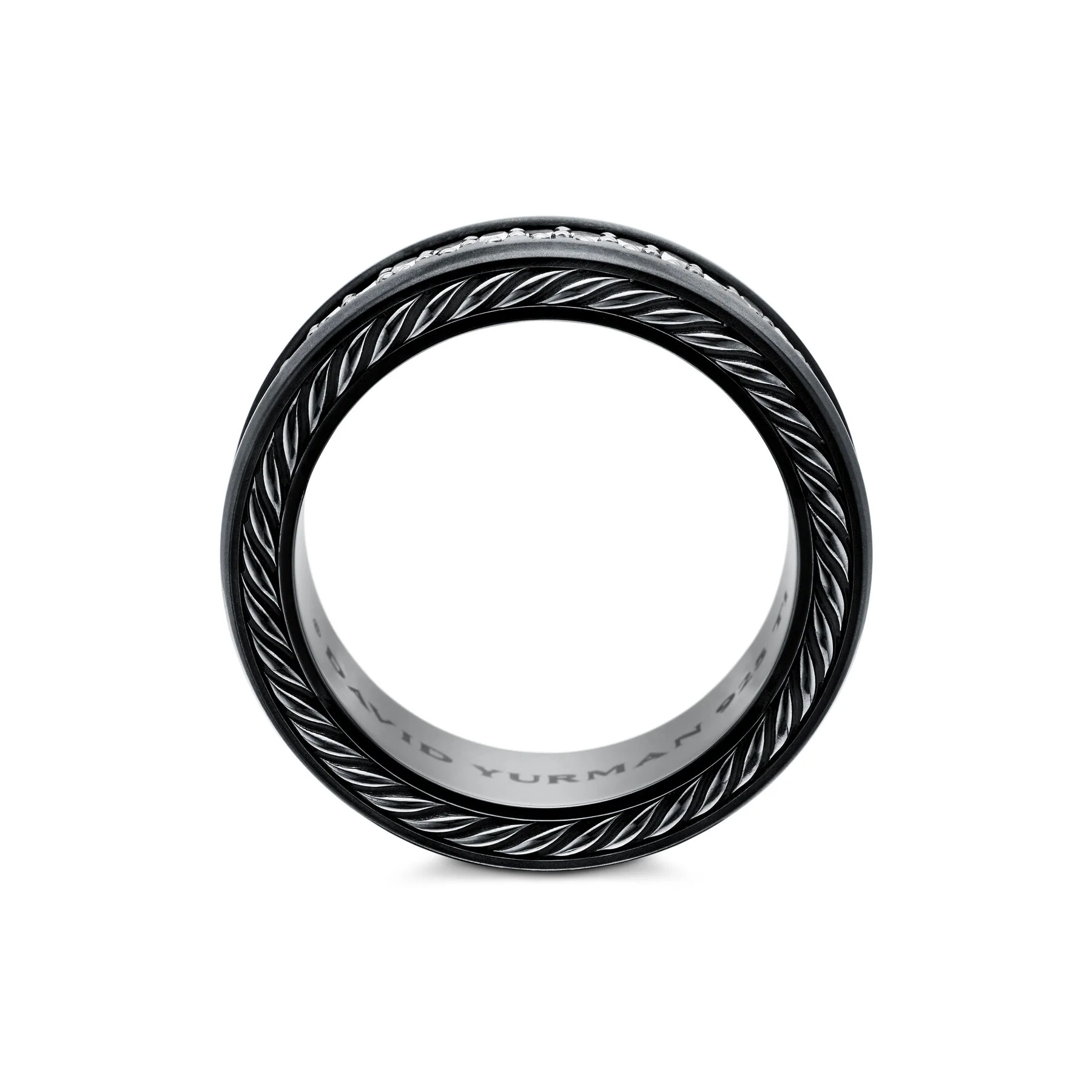 David Yurman The Wedding Collection Ring in Black Titanium - Image 4