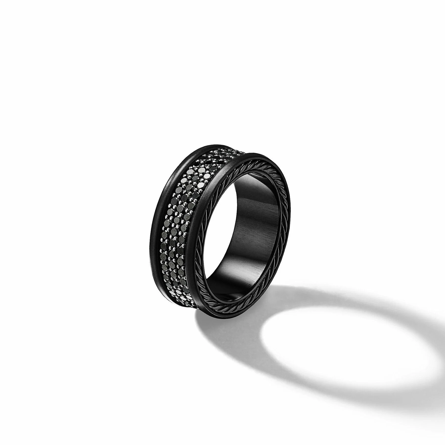 David Yurman The Wedding Collection Ring in Black Titanium - Image 3