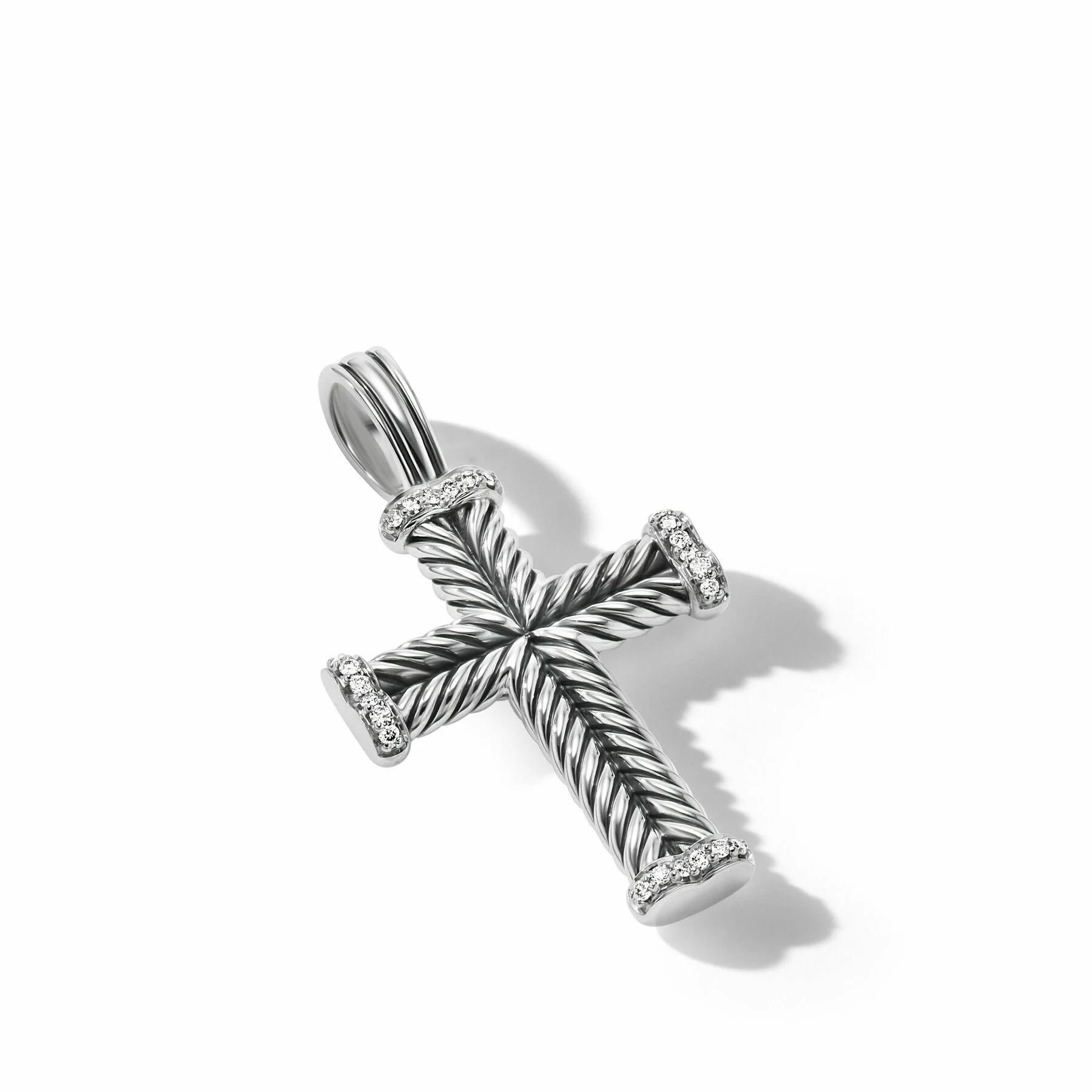 David Yurman The Chevron Collection Pendant in Sterling Silver - Image 2