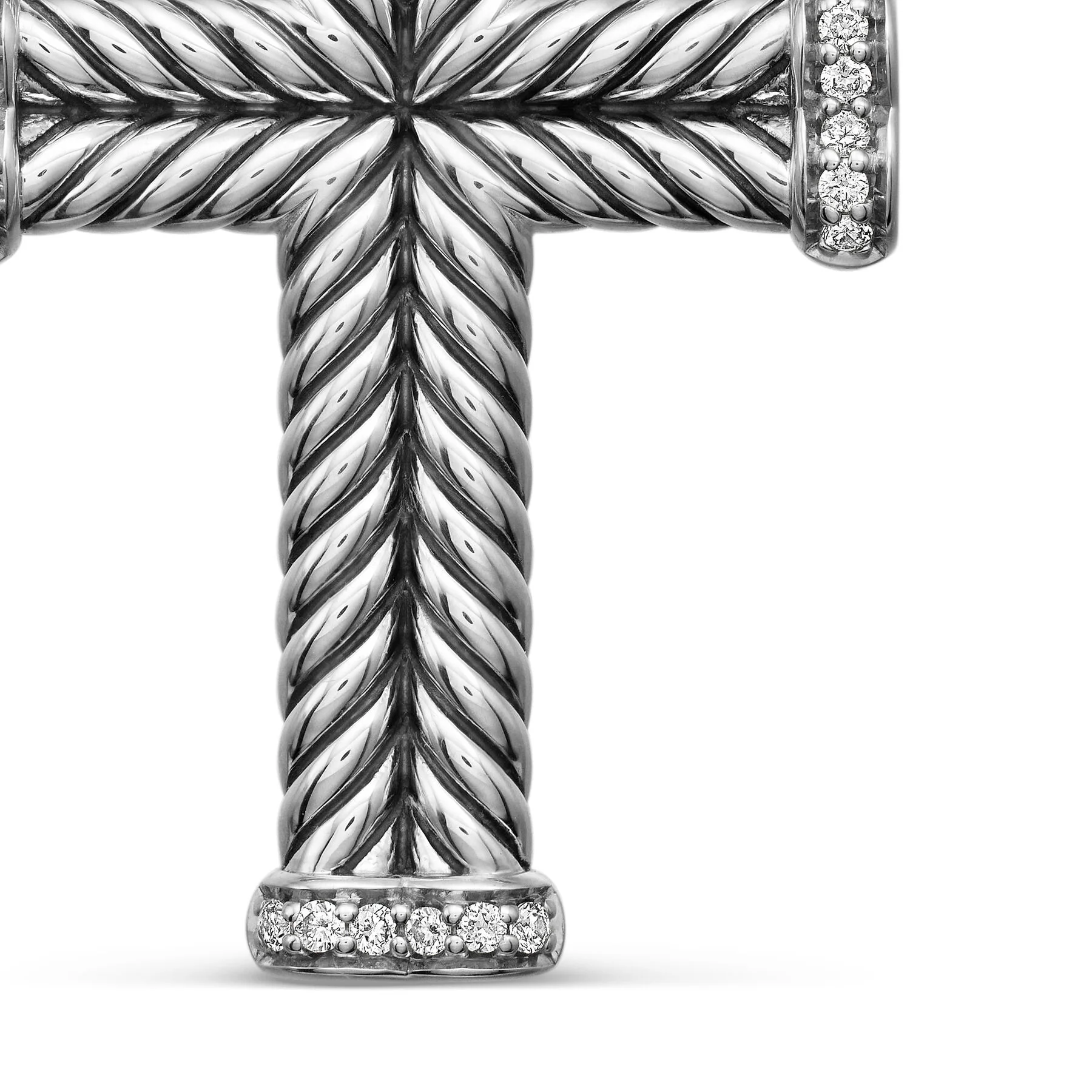 David Yurman The Chevron Collection Pendant in Sterling Silver - Image 4