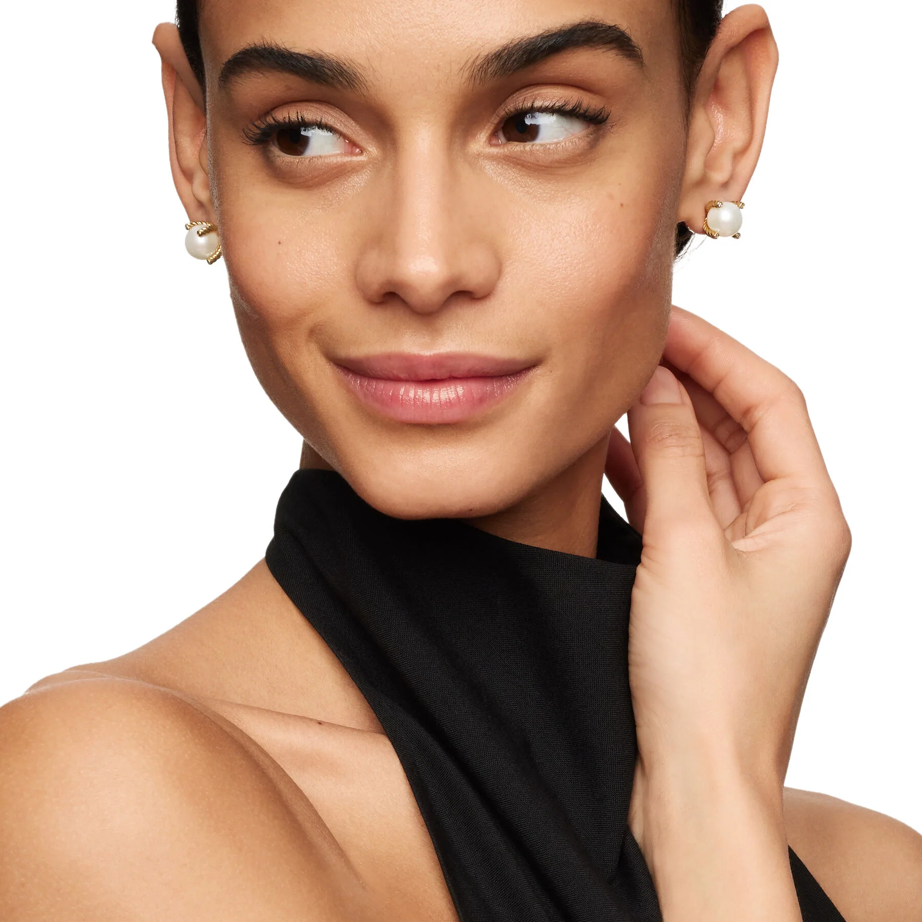 David Yurman The Pearl Collection Earring in 18-Karat Yellow Gold - Image 5