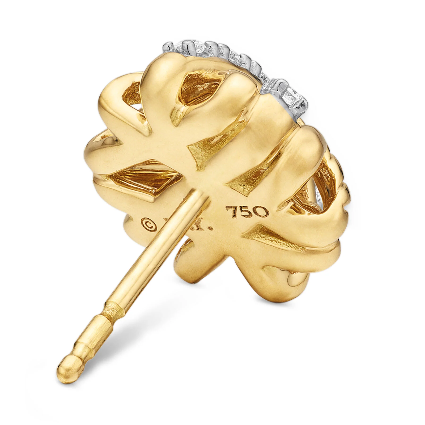 David Yurman The Crossover® Collection Earring in 18-Karat Yellow Gold - Image 4