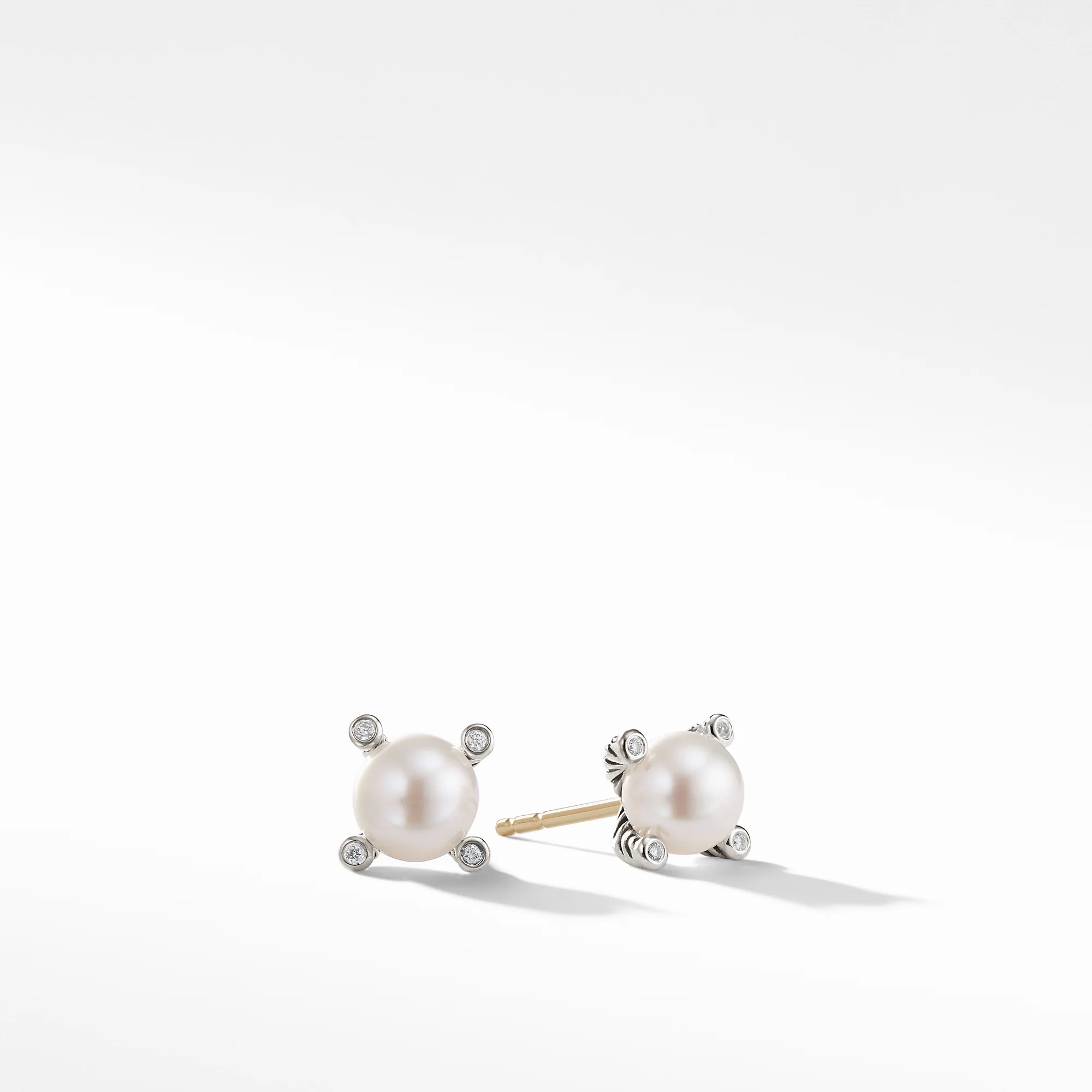 David Yurman The Pearl Collection Earring in Sterling Silver