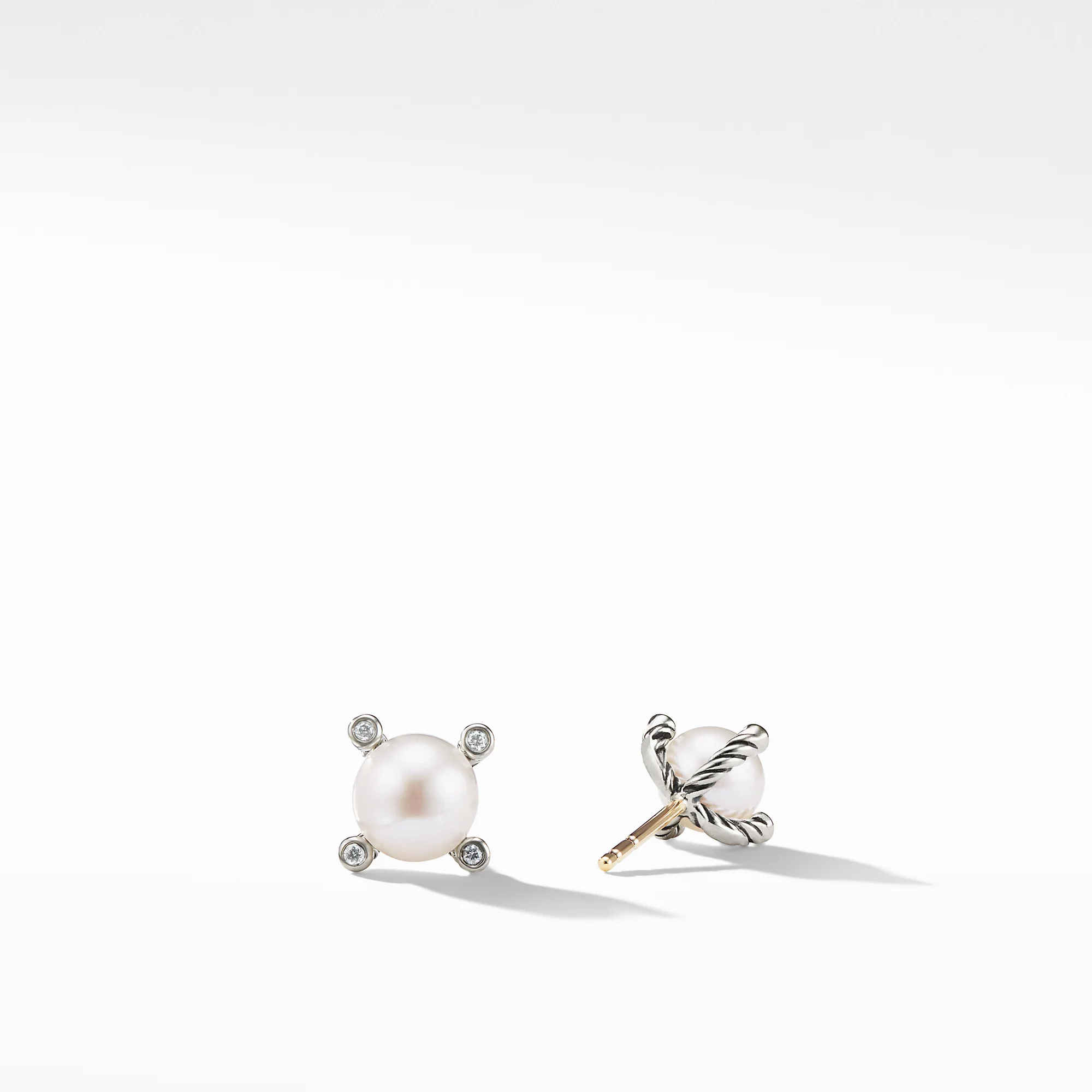 David Yurman The Pearl Collection Earring in Sterling Silver - Image 2