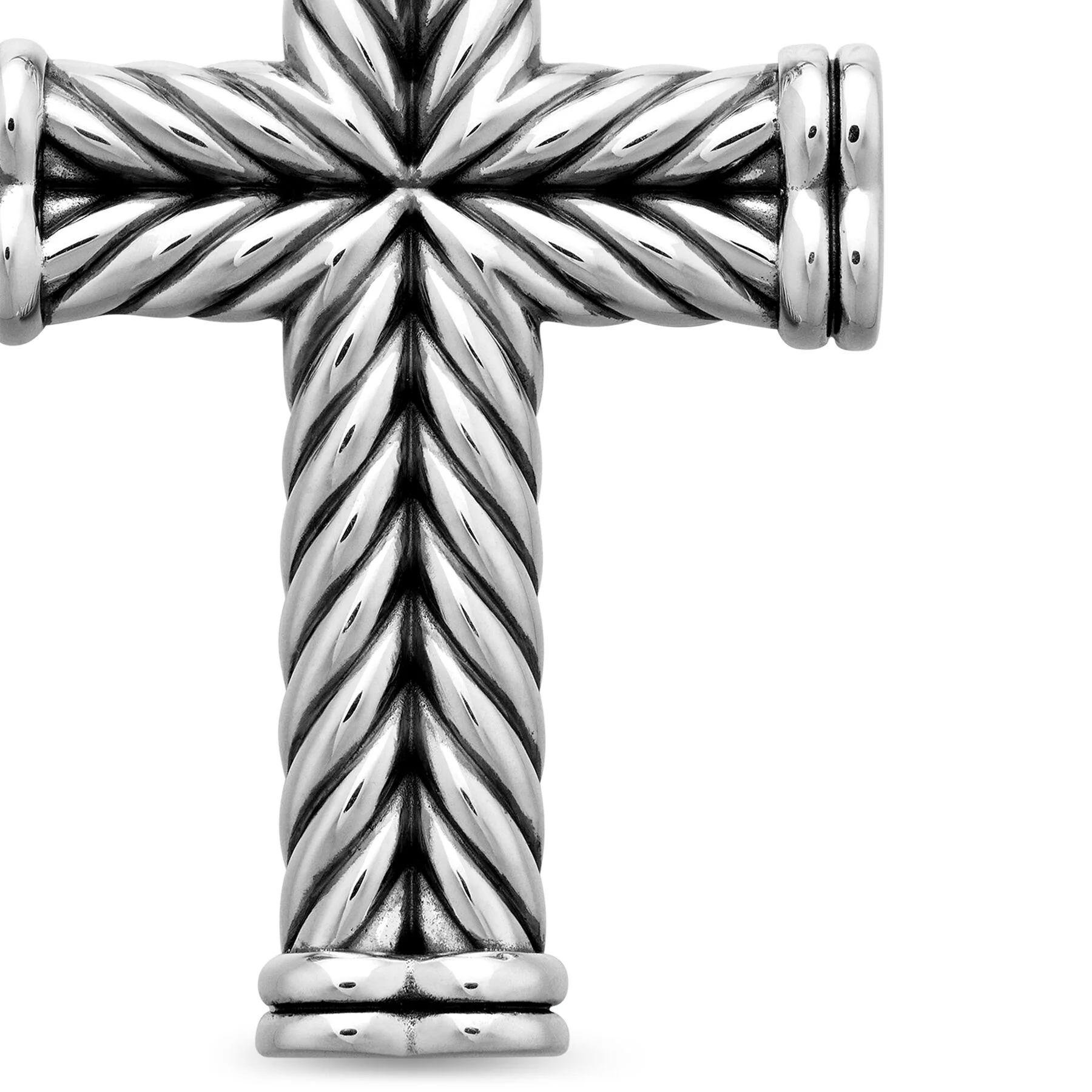 David Yurman The Chevron Collection Pendant in Sterling Silver - Image 4