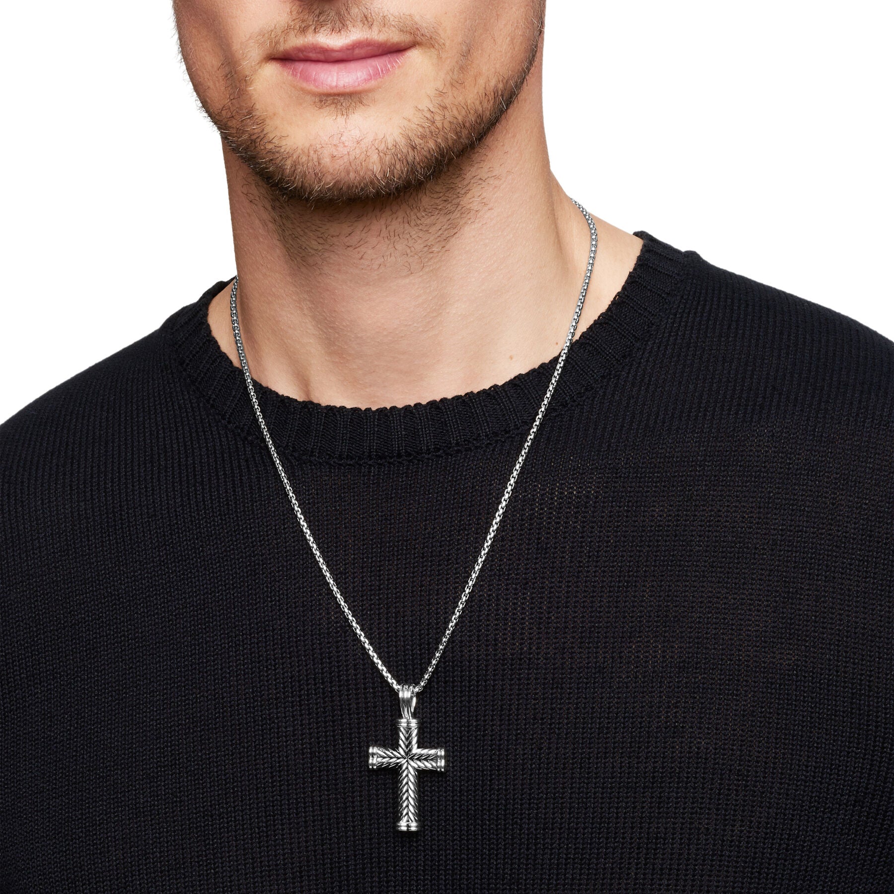 David Yurman The Chevron Collection Pendant in Sterling Silver - Image 5