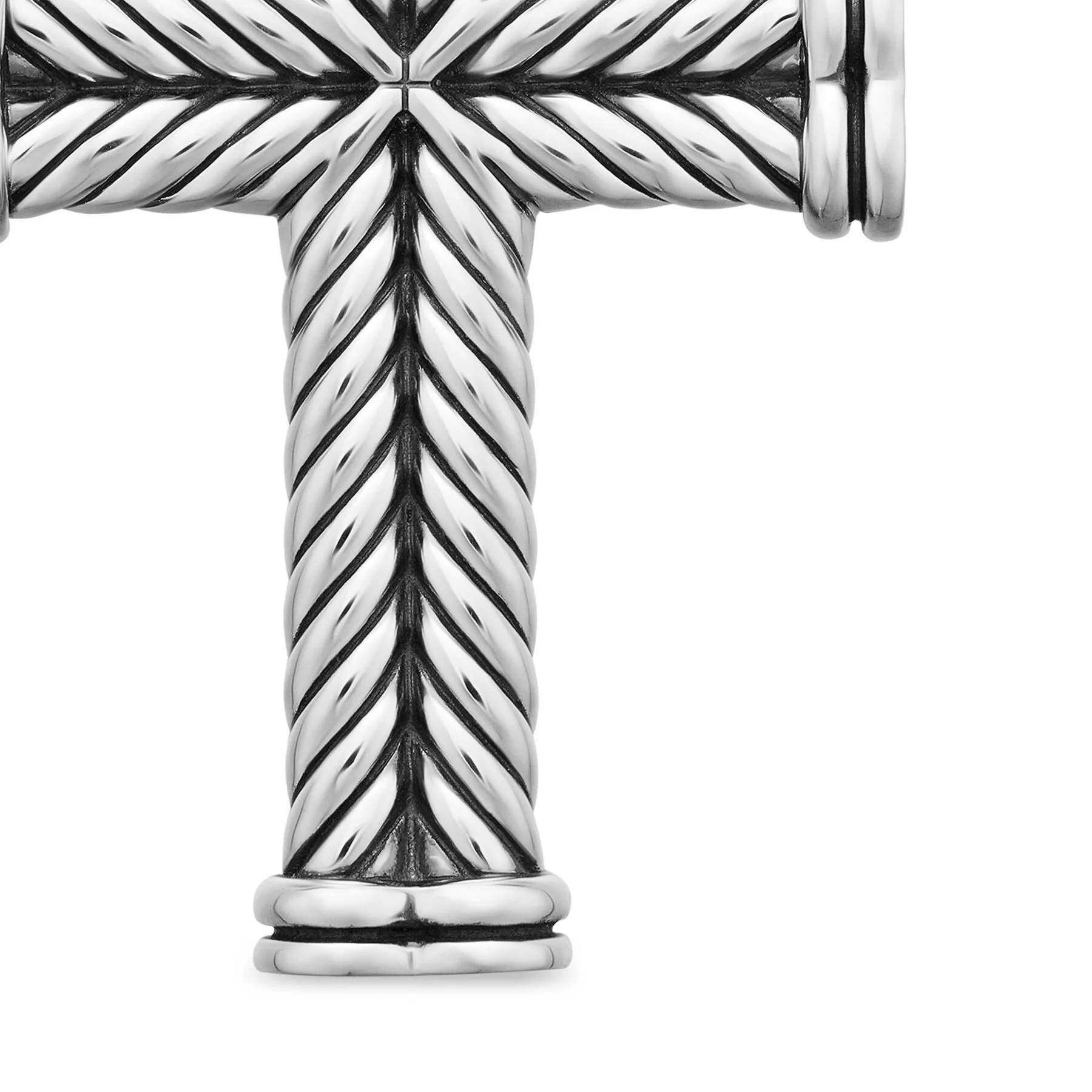 David Yurman The Chevron Collection Pendant in Sterling Silver - Image 4
