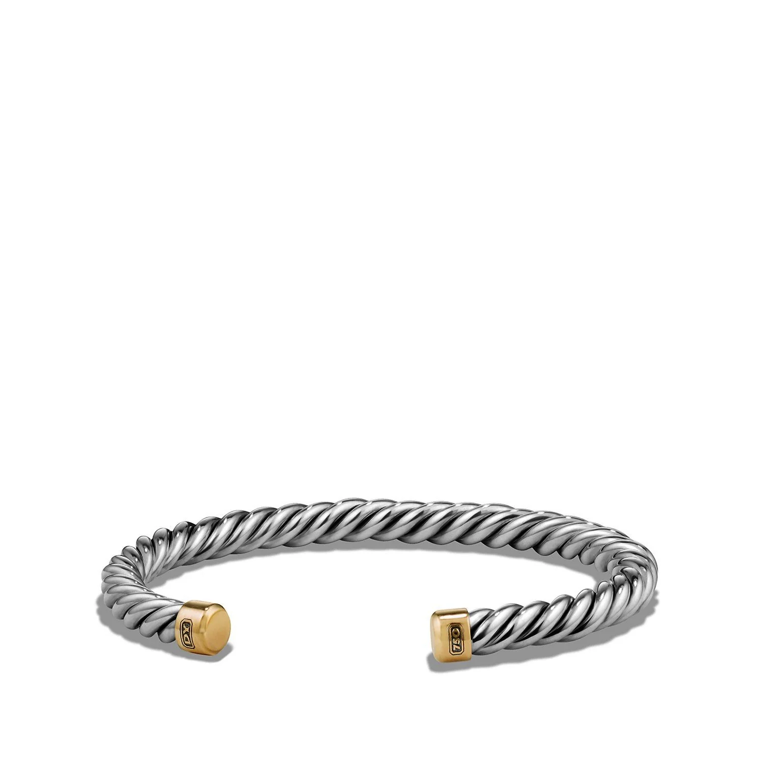 David Yurman Bracelet in Silver and 18-Karat Yellow Gold